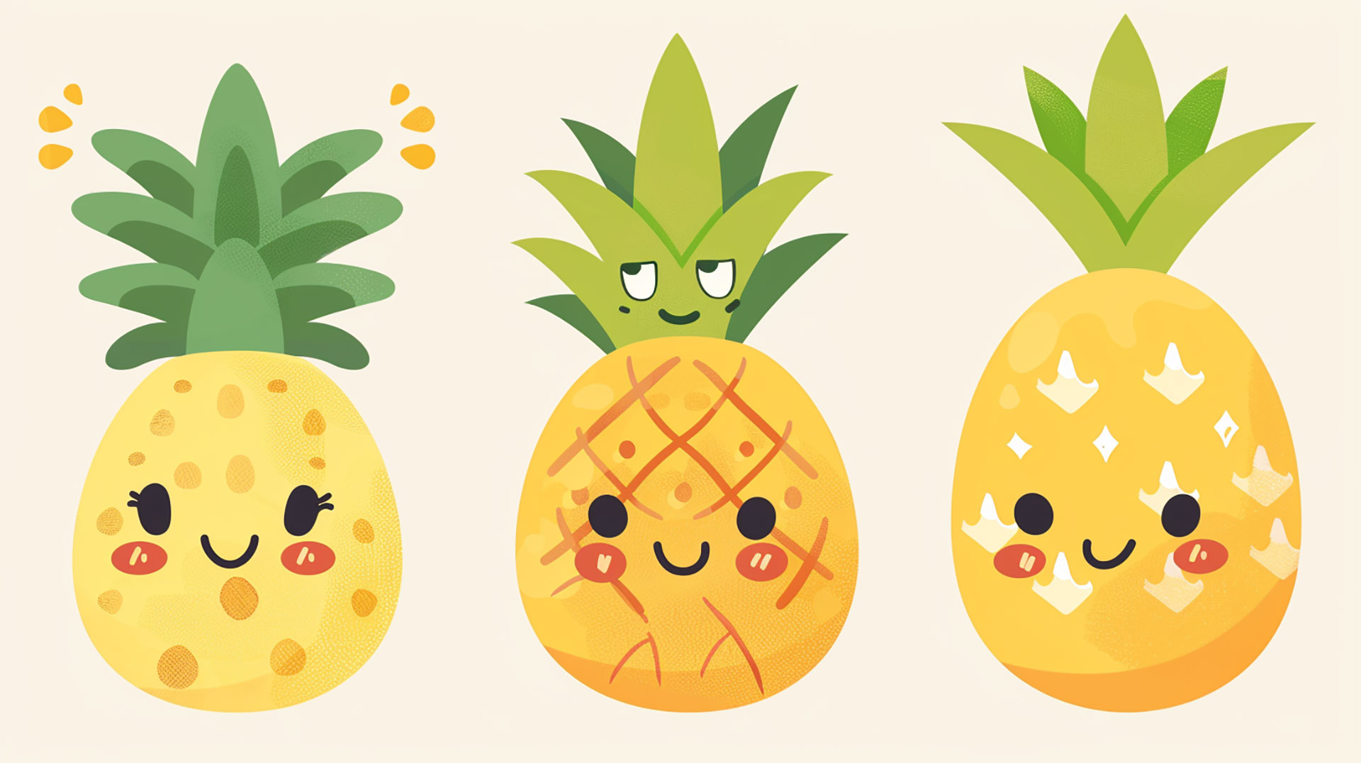 Cute Pineapple Images in Ultra HD for PC and Laptops