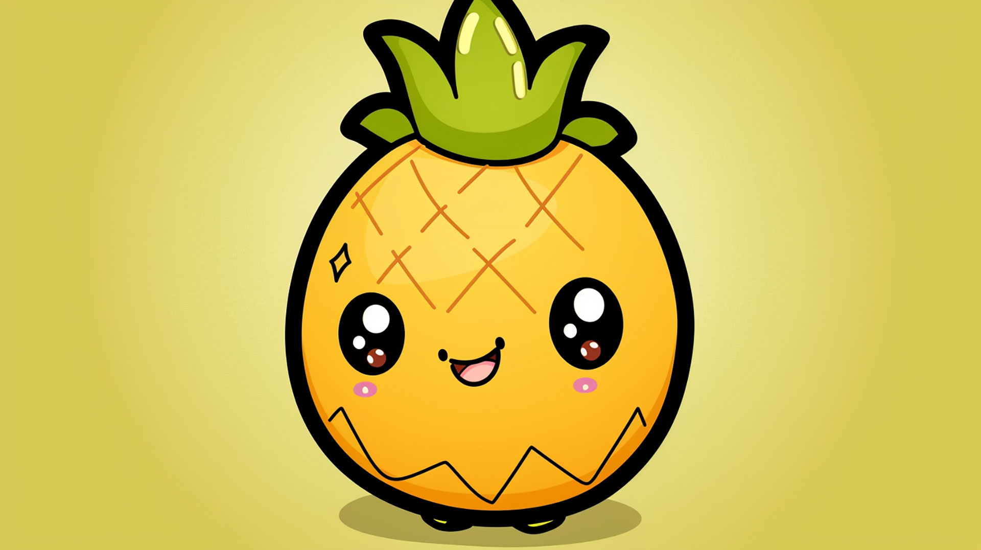 Download Free Adorable Pineapple HD Wallpapers for Desktop