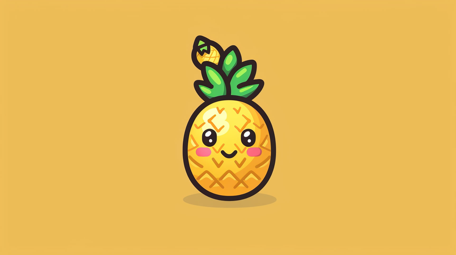 Pineapple Paradise: Download Cute 4K Images