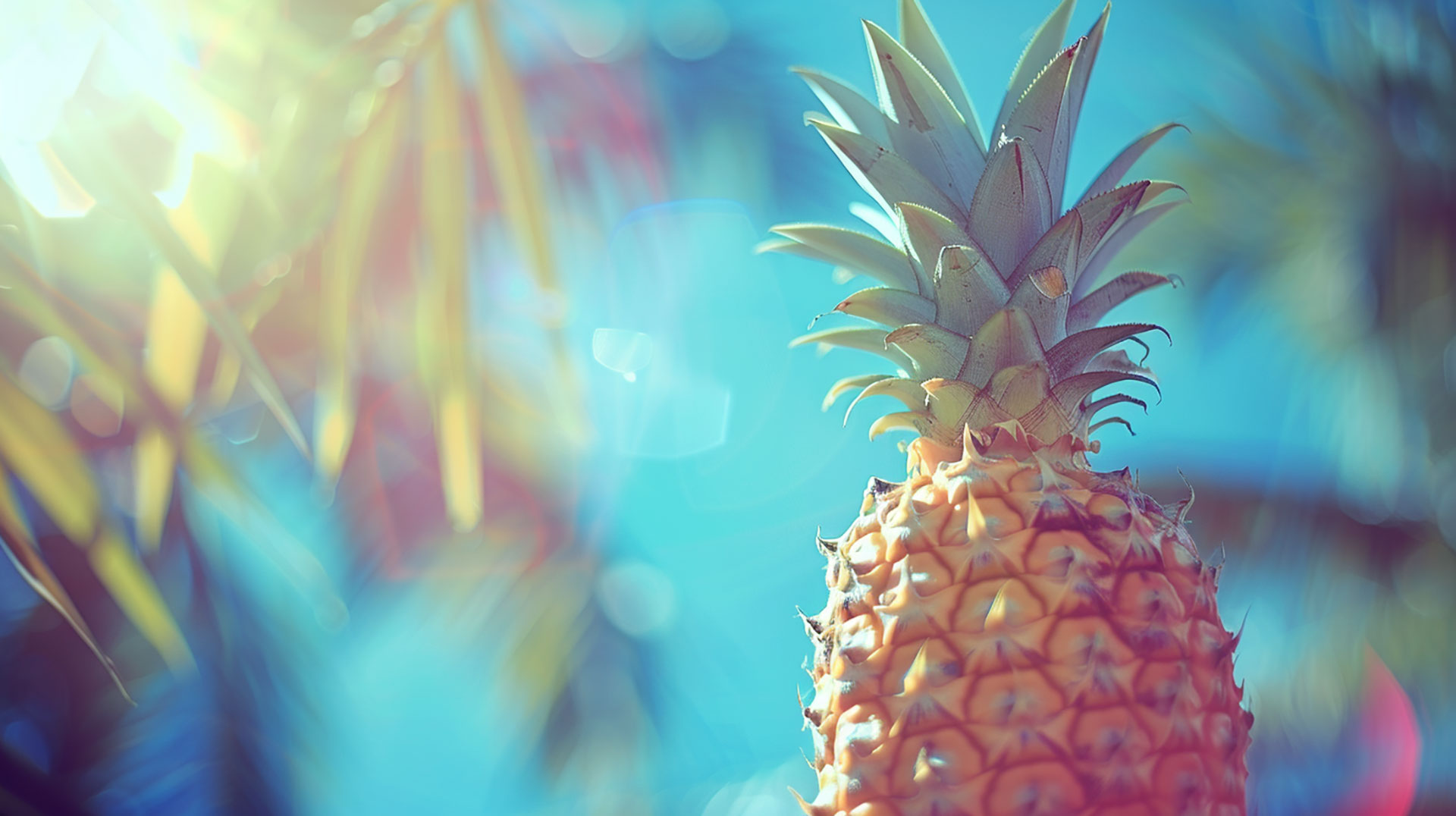 Adorable Pineapple HD Wallpaper in 16:9 Format