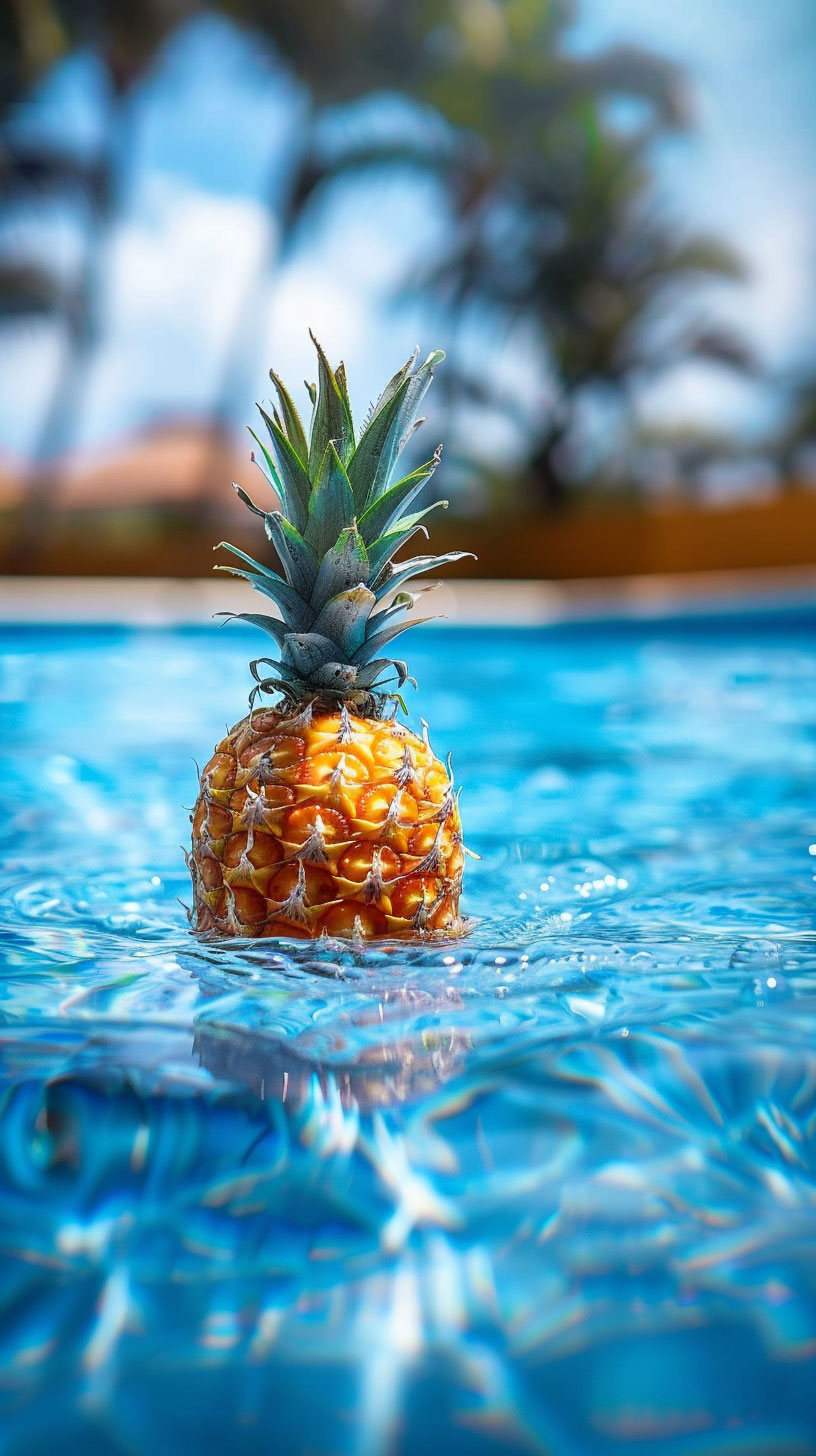 Customize Your Mobile with Adorable Pineapple Images