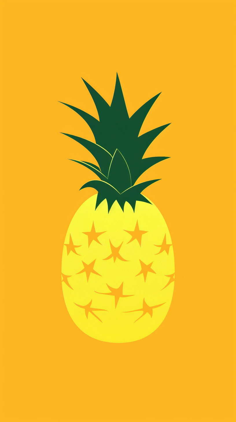 Colorful Pineapple HD Wallpapers for Xiaomi and Oppo