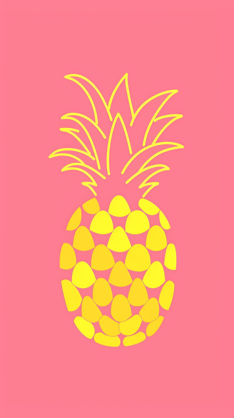 Pineapple Wallpaper Collection: Perfect for Mobile Screens