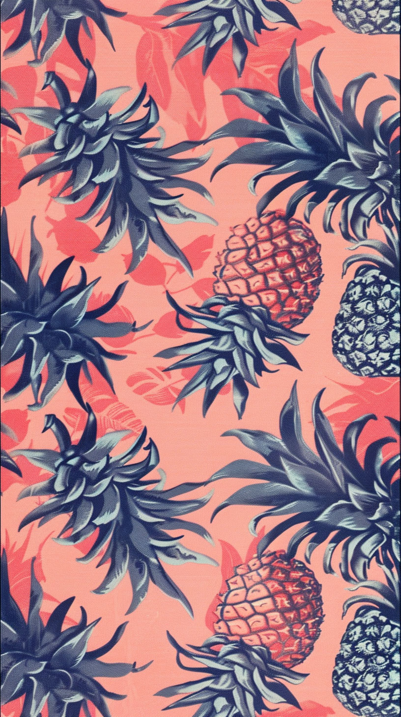 Set Your Mobile Screen Aglow with Vibrant Pineapple Images