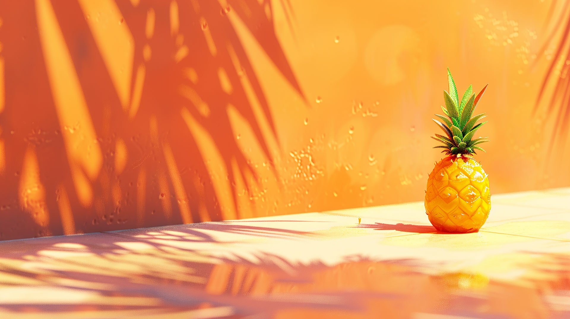 Pineapple Wallpaper in 16:9 Aspect Ratio: Free Download