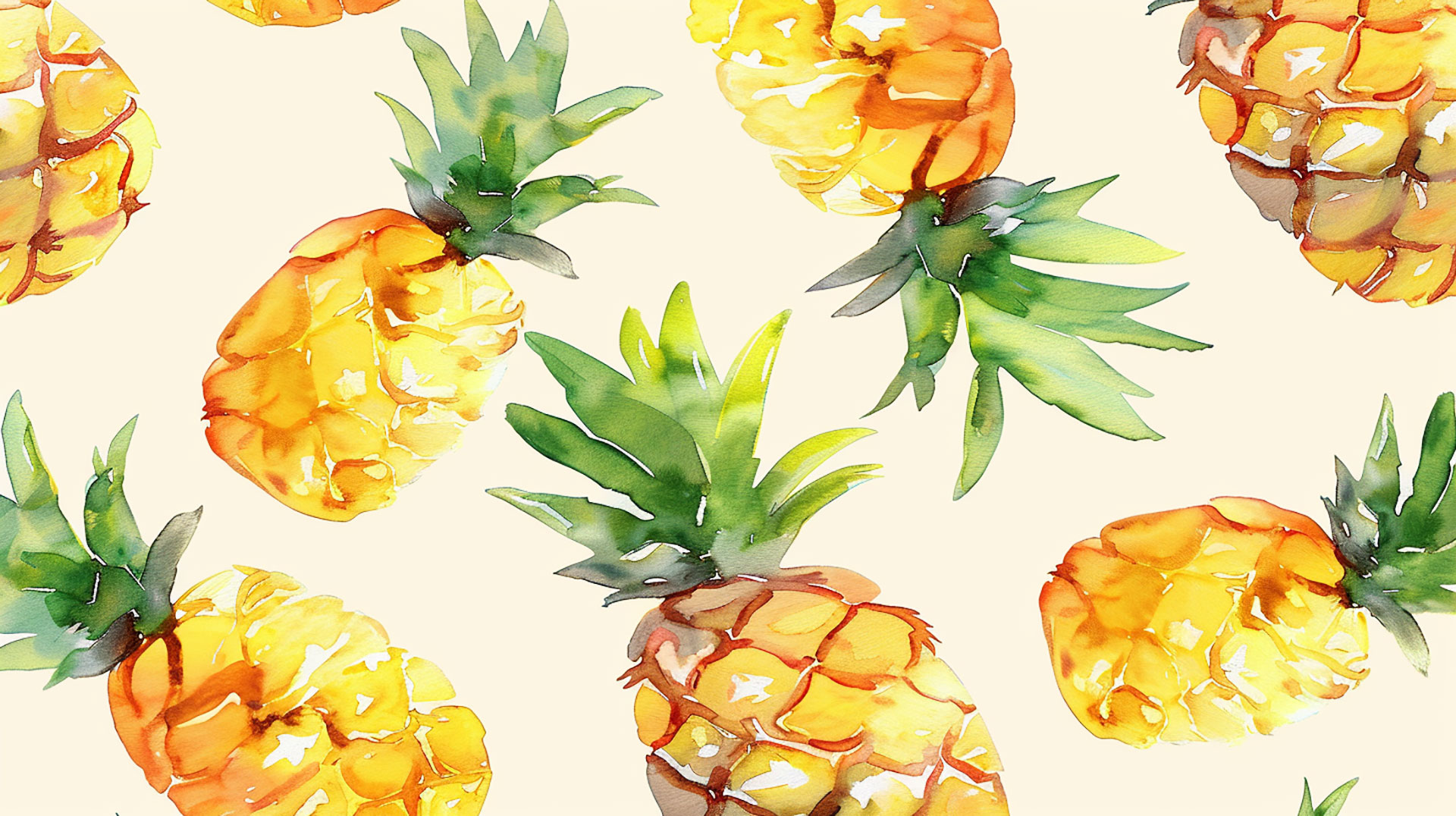 Explore the Freshness of Pineapple: HD Wallpaper Options