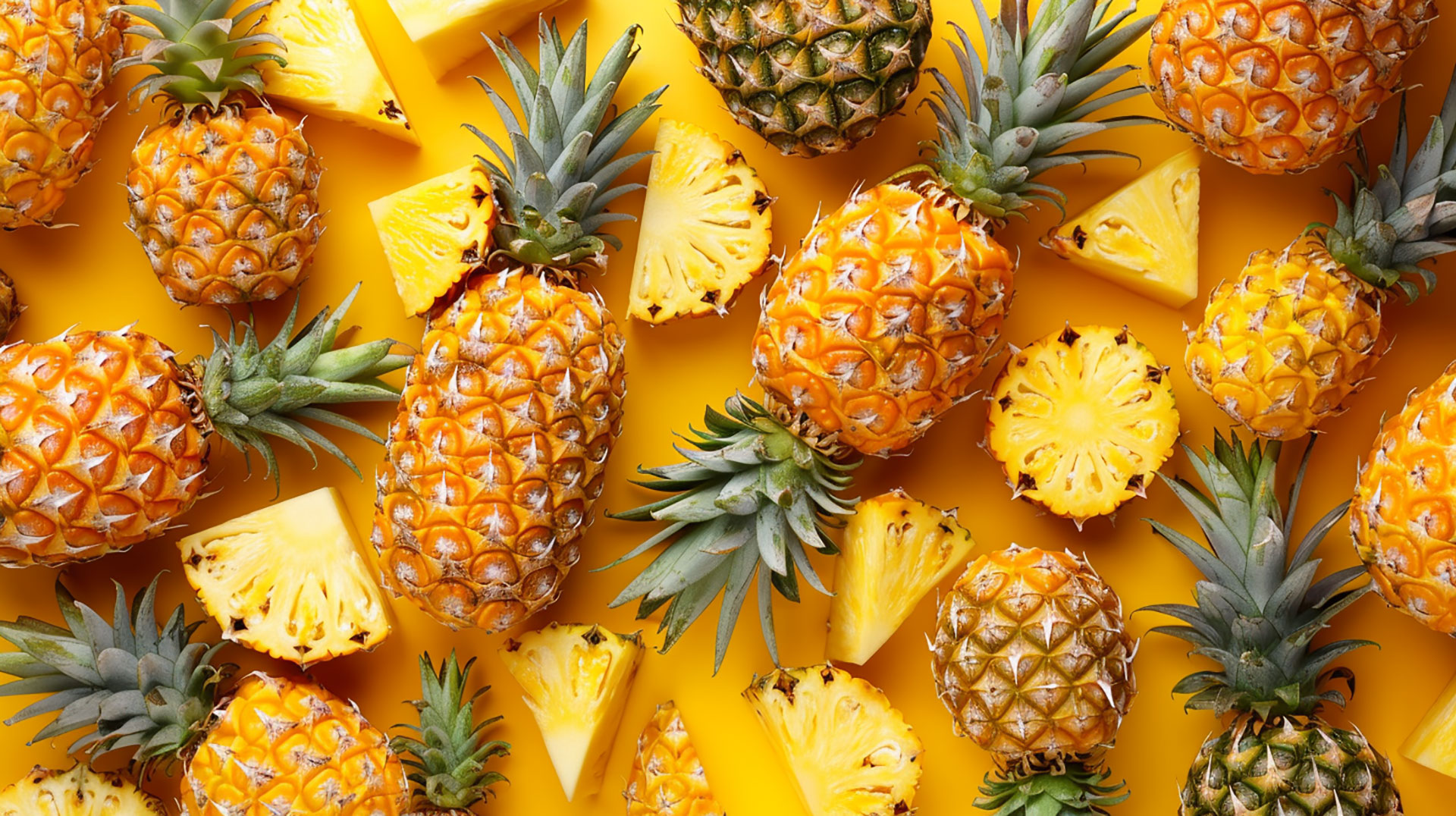 Refreshing Pineapple Wallpaper in 1920x1080 Resolution