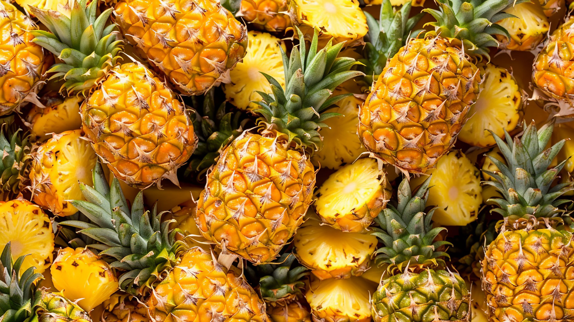 Vibrant Pineapple Image in Ultra HD for Desktop