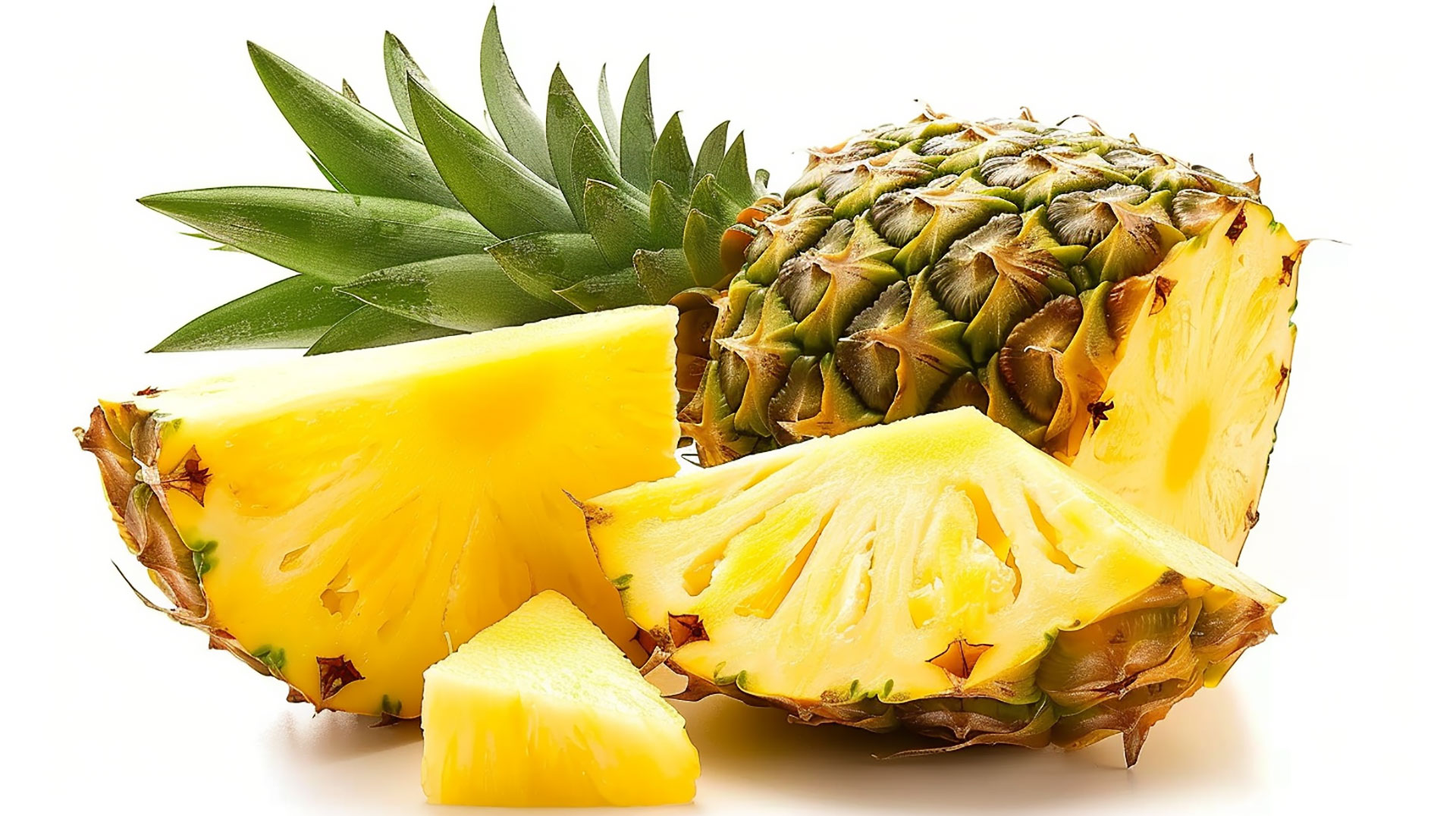 Tropical Vibes: Free Pineapple Wallpaper for 16:9 Displays