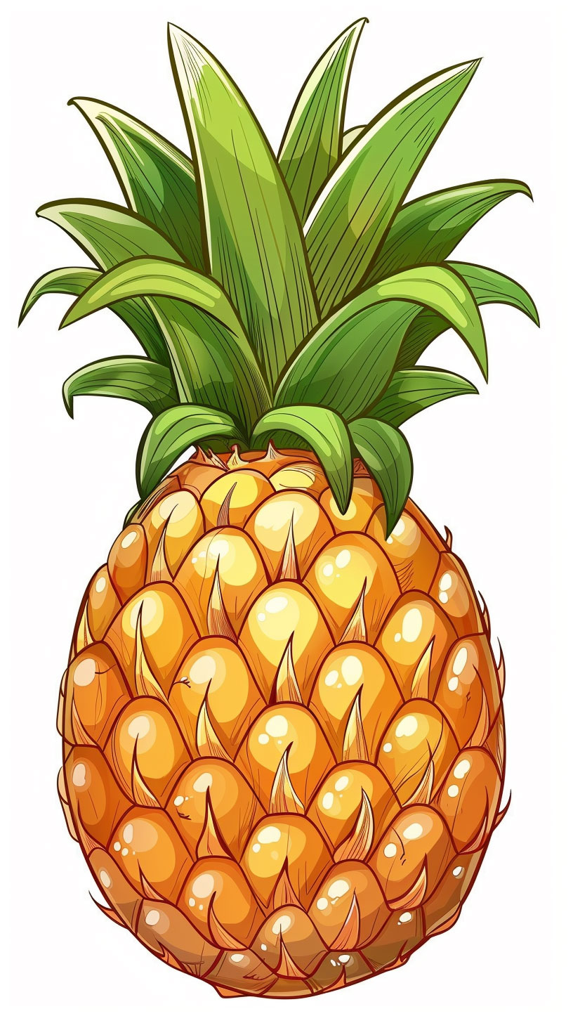 Vibrant Free Pineapple Images: Perfect for Mobile Customization