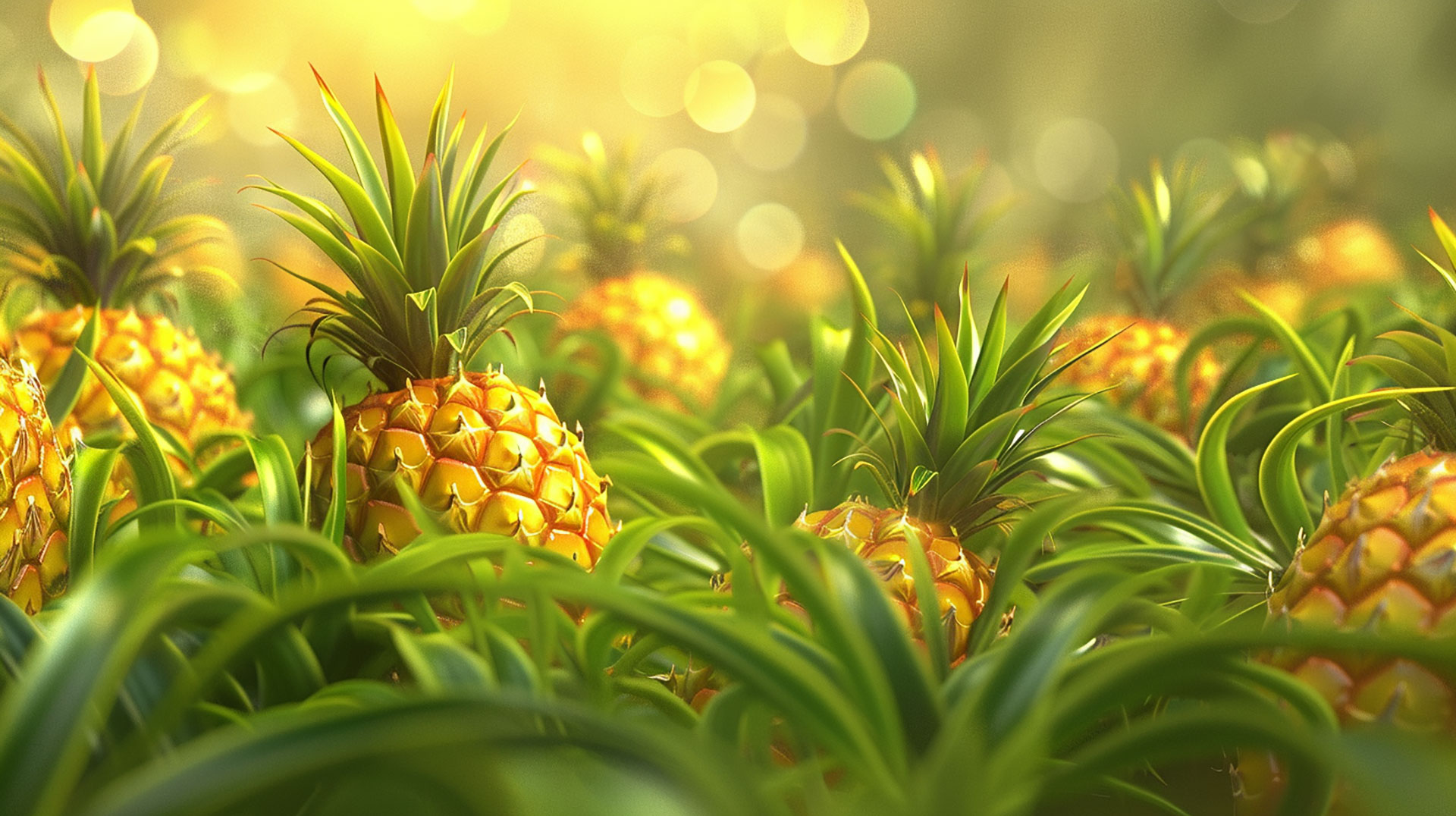 Free Wallpapers Featuring Captivating Pineapple Plant Scenes