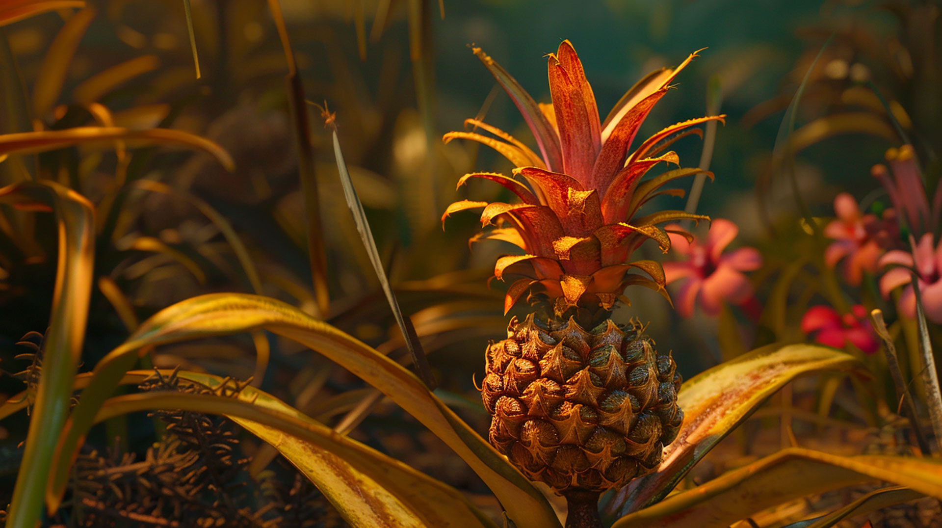 Royalty-Free Stock Photos of Pineapple Plantations