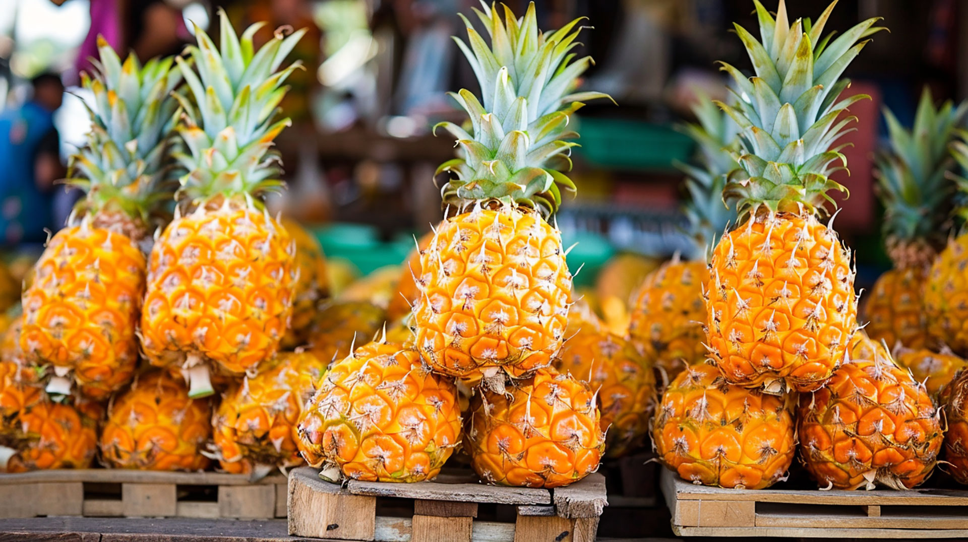 Captivating Pineapple Digital Backgrounds in High Definition