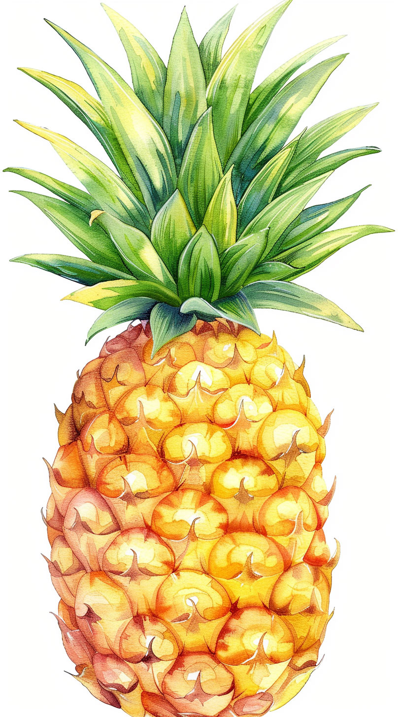 Captivating Pineapple Digital Backgrounds for Mobile