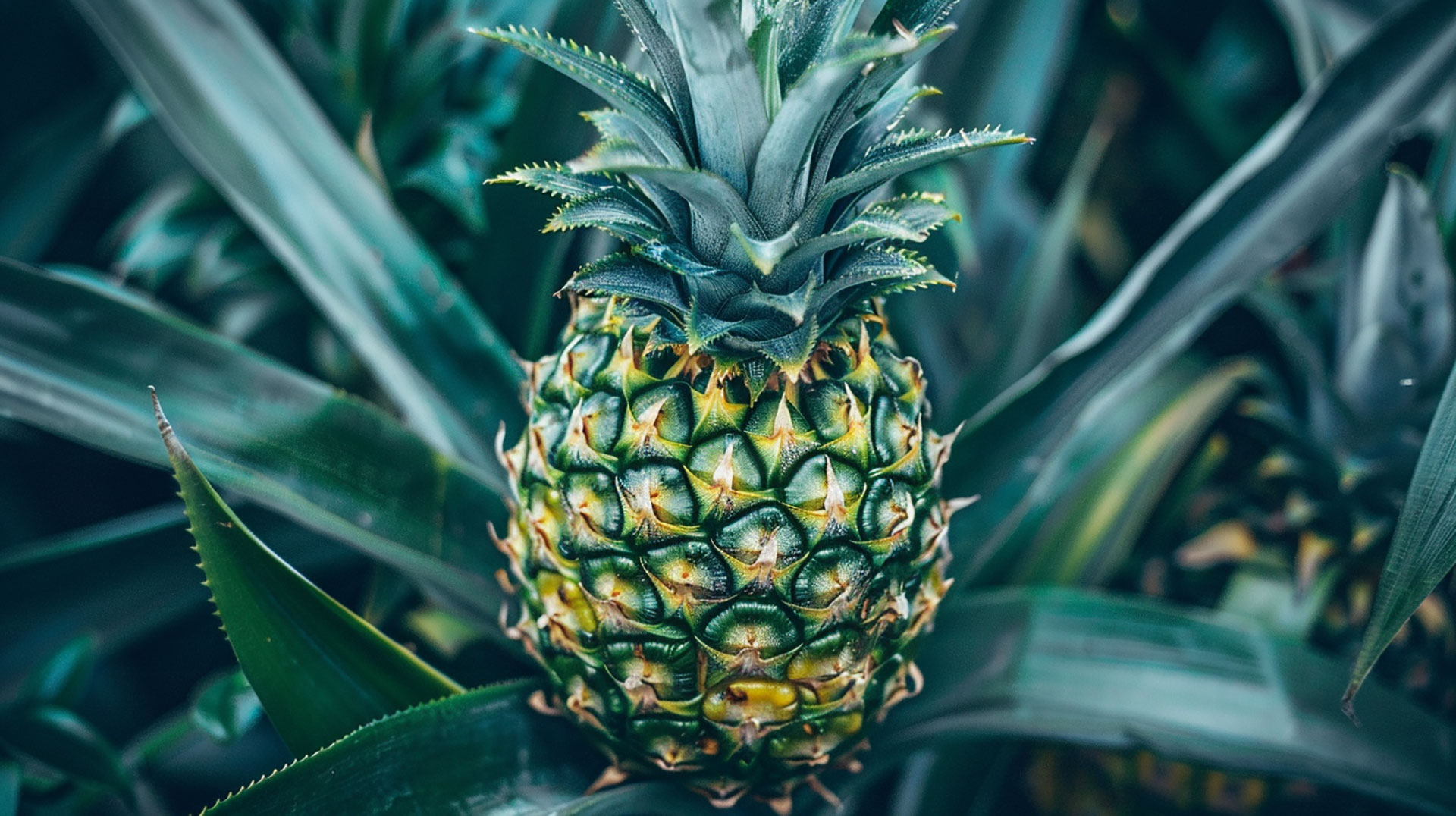 Royalty-Free Pineapple Tree Photo for Websites and Blogs