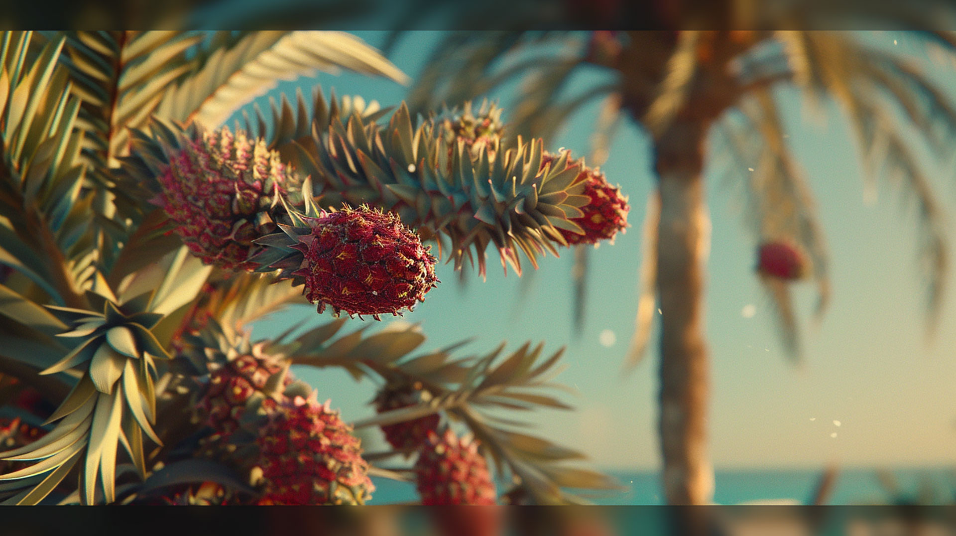 Enhance Your Screen with this Stunning Pineapple Tree Image