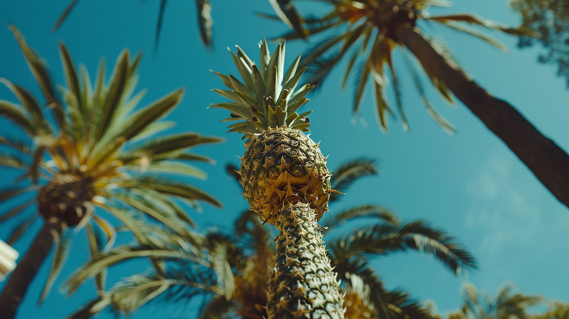 High-Resolution Pineapple Tree Wallpaper Available for Download