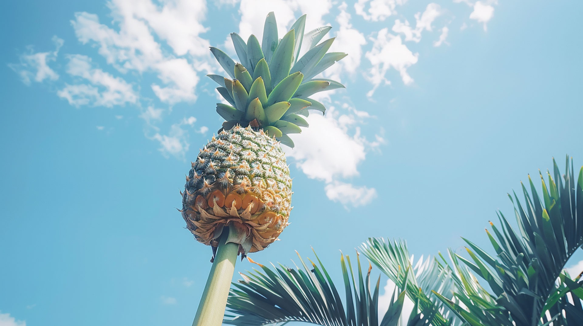 Free Pineapple Tree Image: Perfect for Social Media