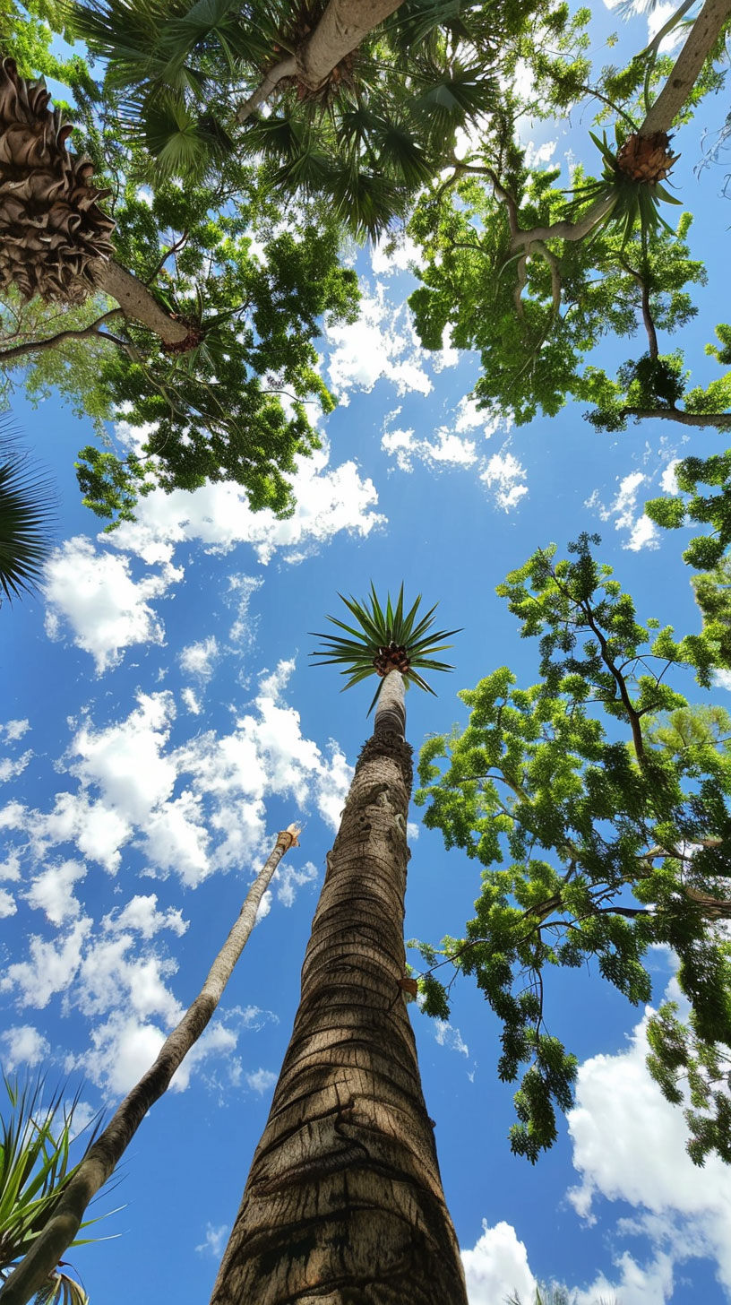 Captivating Pineapple Tree Photo Ideal for iPhone and Android