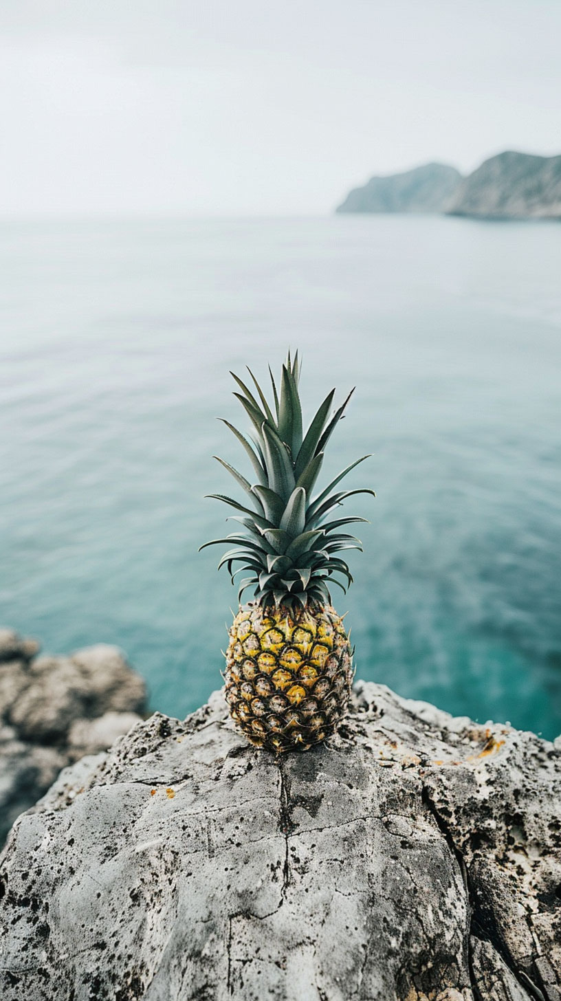 Discover the Serenity of a Pineapple Tree on Your Mobile