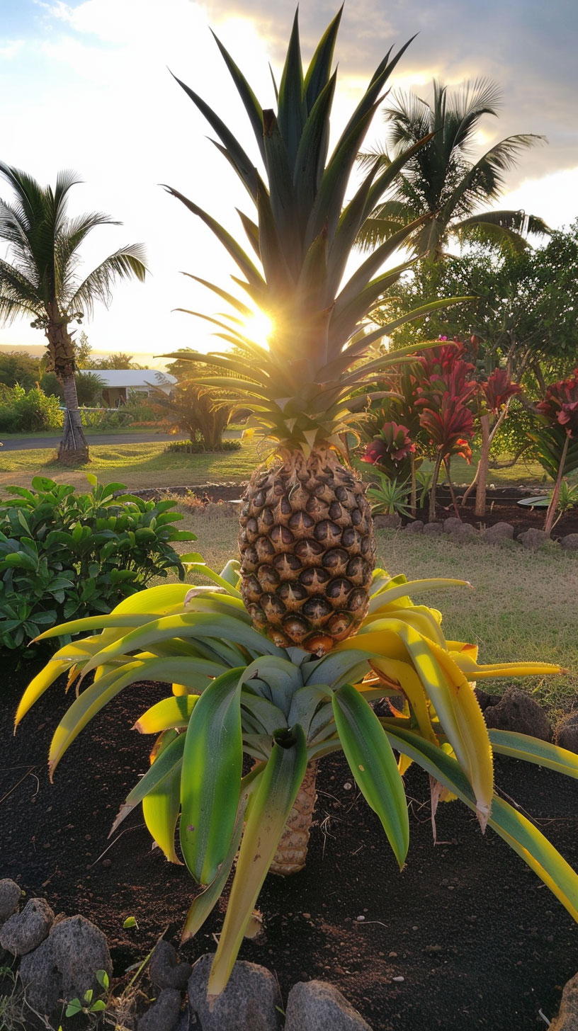 Download Stunning Pineapple Tree Wallpaper for Samsung Galaxy and iPhone