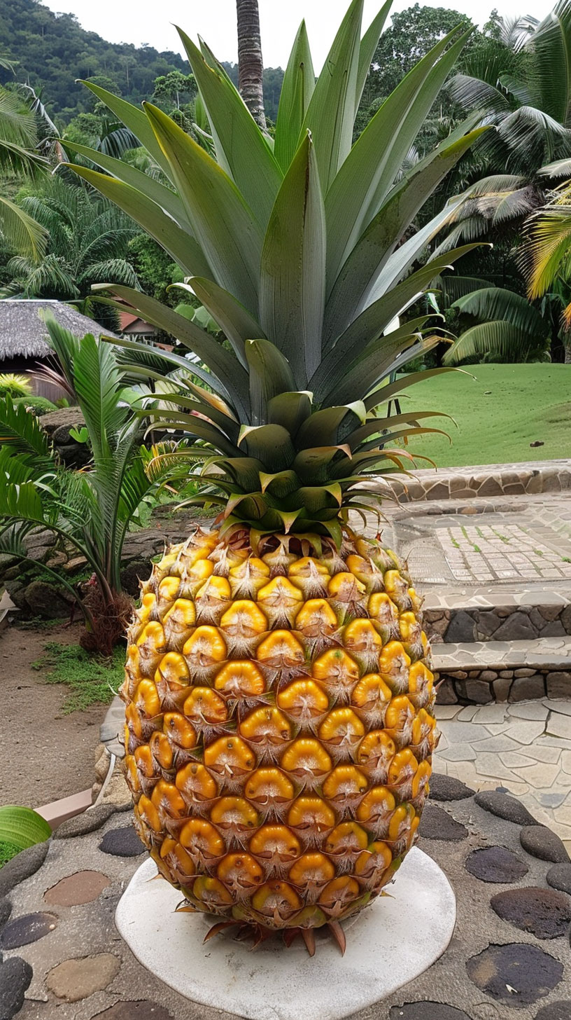 Download Free Pineapple Tree Image for Mobile Wallpaper