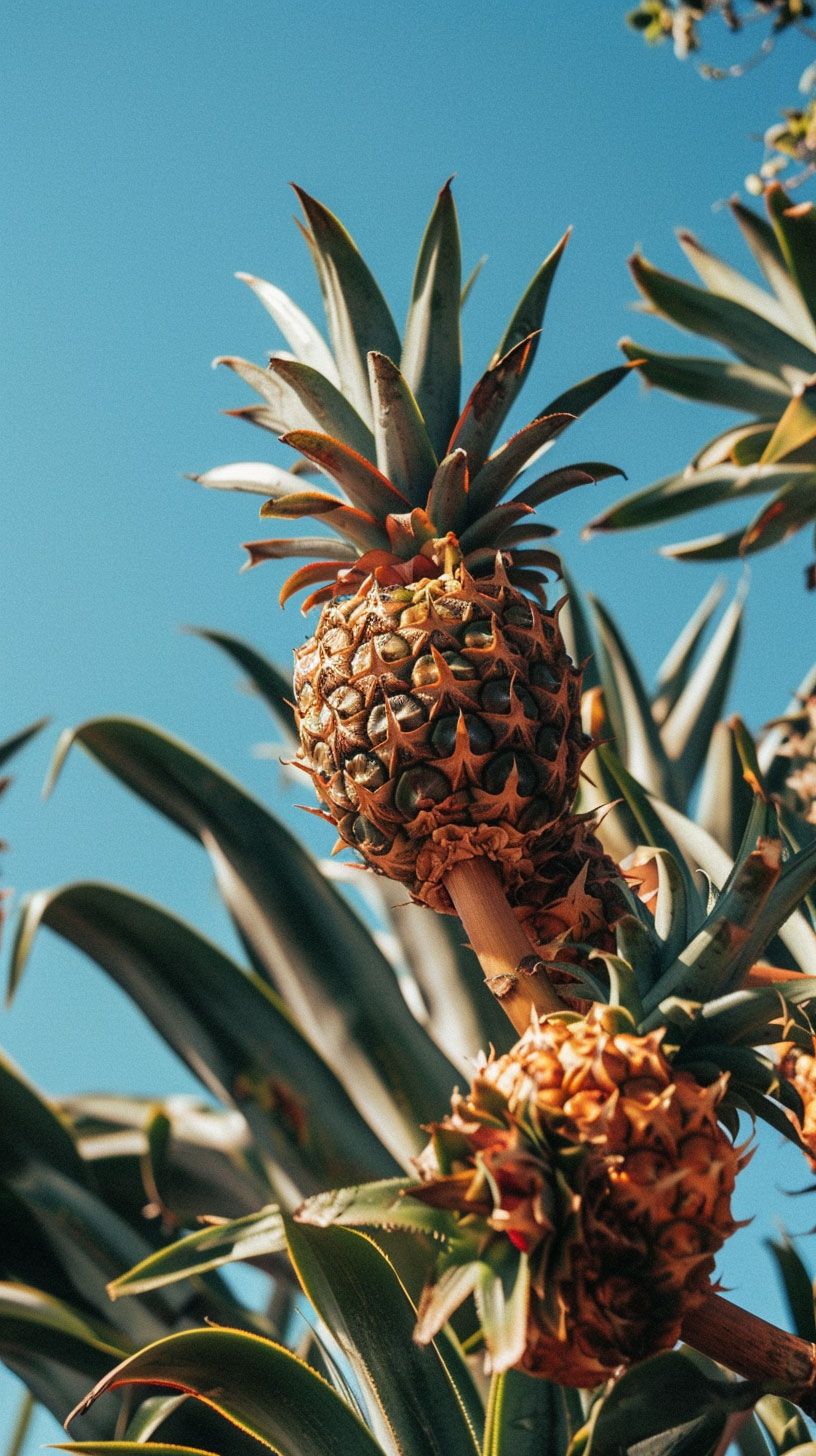 HD Pineapple Tree Photo: Perfect for Mobile Backgrounds