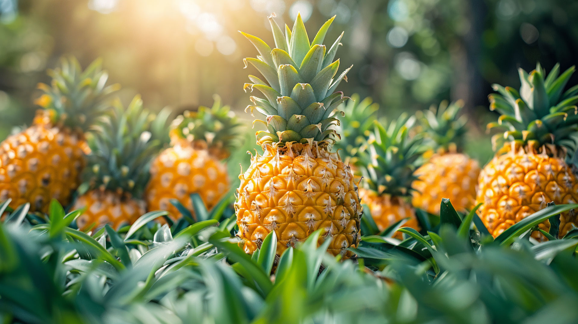 Enjoy the Freshness with a Free Download of a Luscious Ripe Pineapple Image