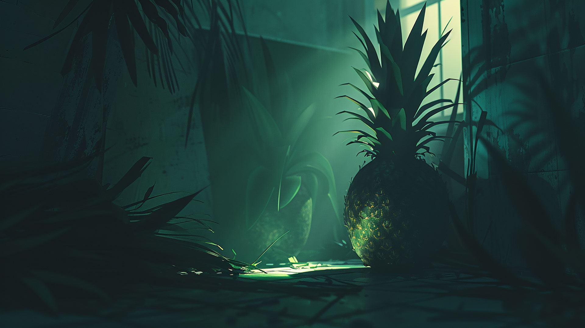 Captivating Ripe Pineapple Picture in 16:9 Aspect Ratio - Enhance Your Screen