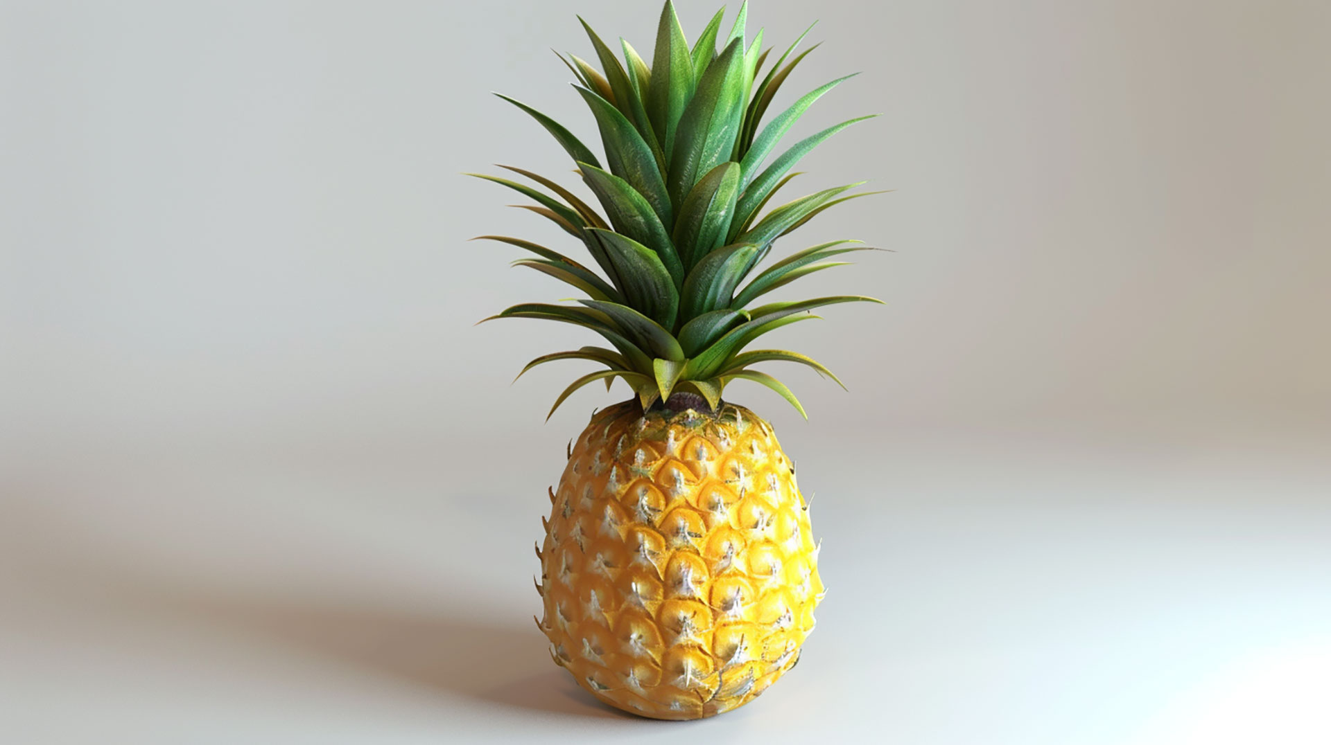 Discover the Beauty of a Fresh and Ripe Pineapple - High-Resolution Image for Free Download