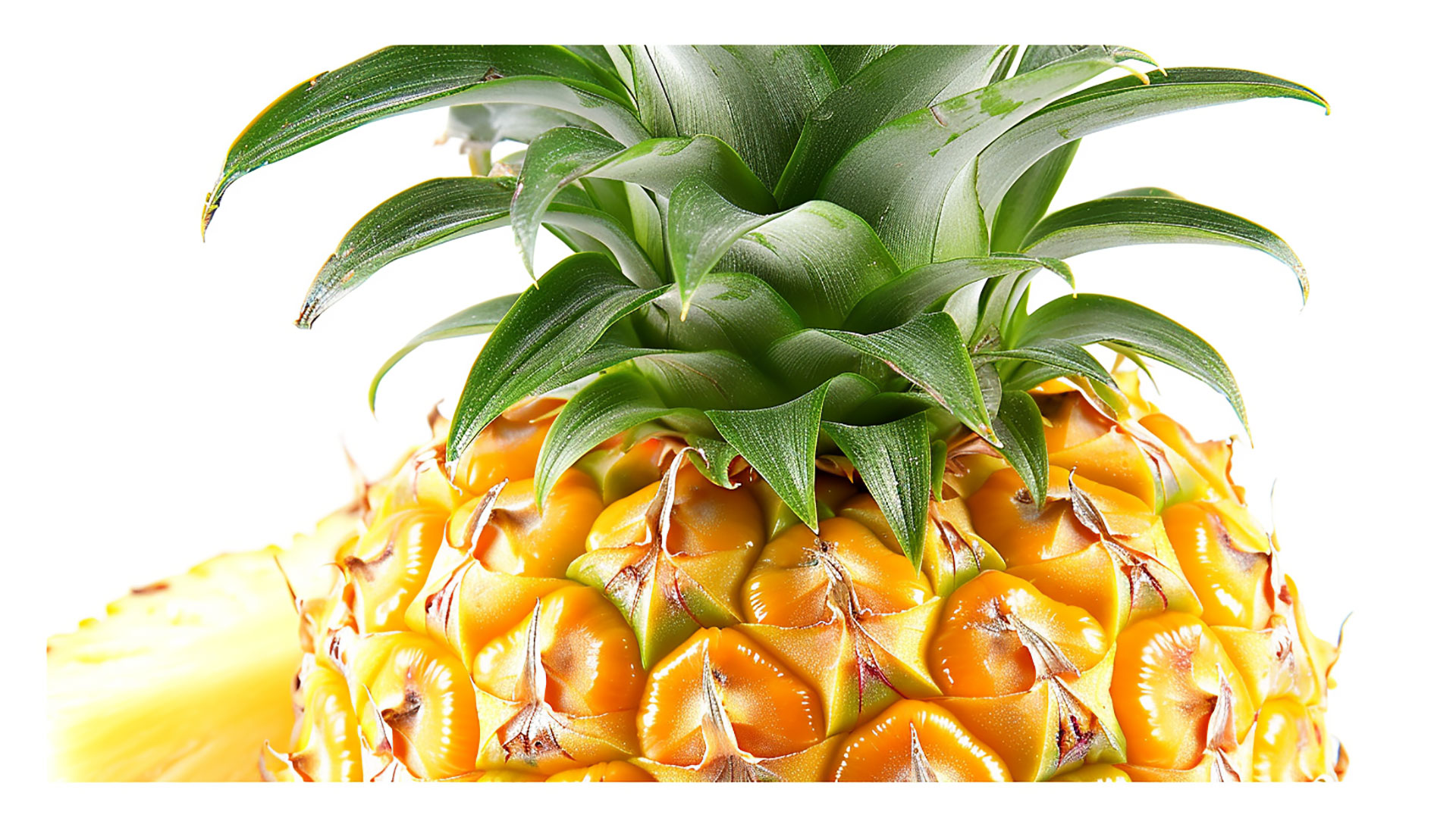 Luscious Ripe Pineapple Image Captured in 1920x1080 Resolution