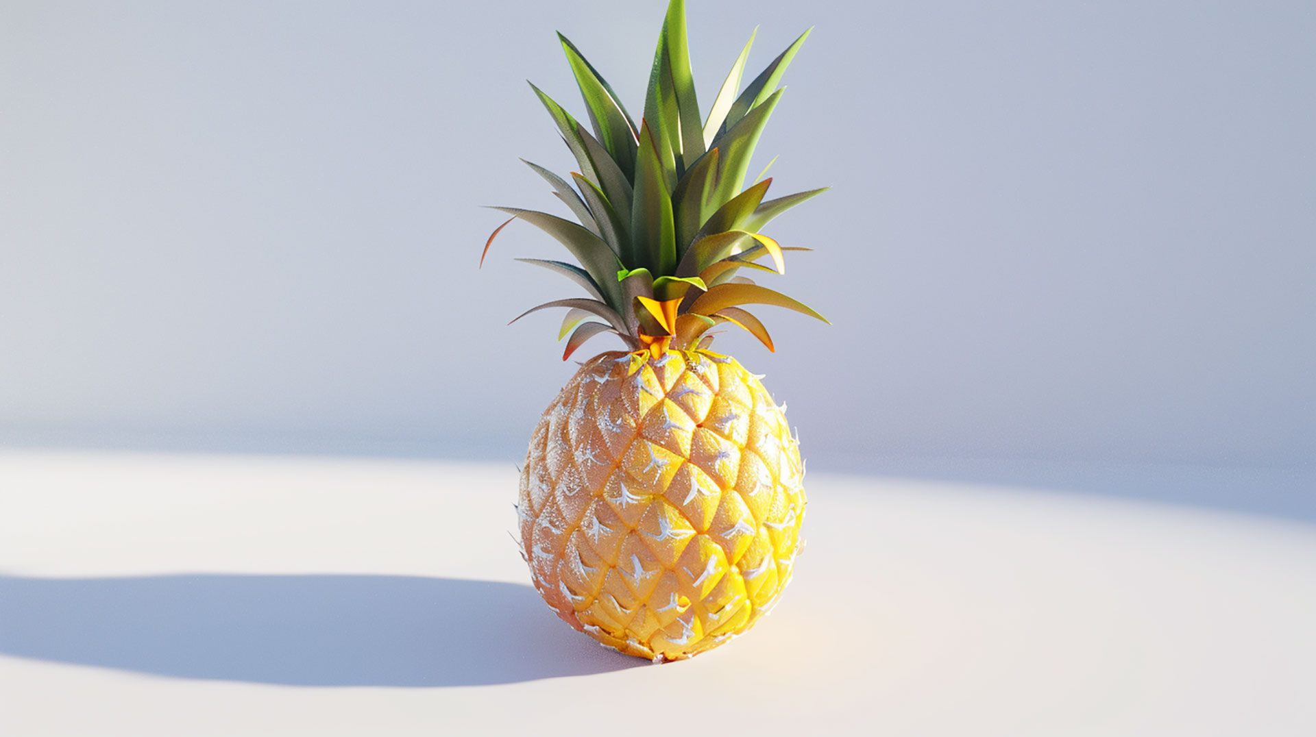 Colorful Pineapple HD Wallpaper Perfect for Your Desktop Setup