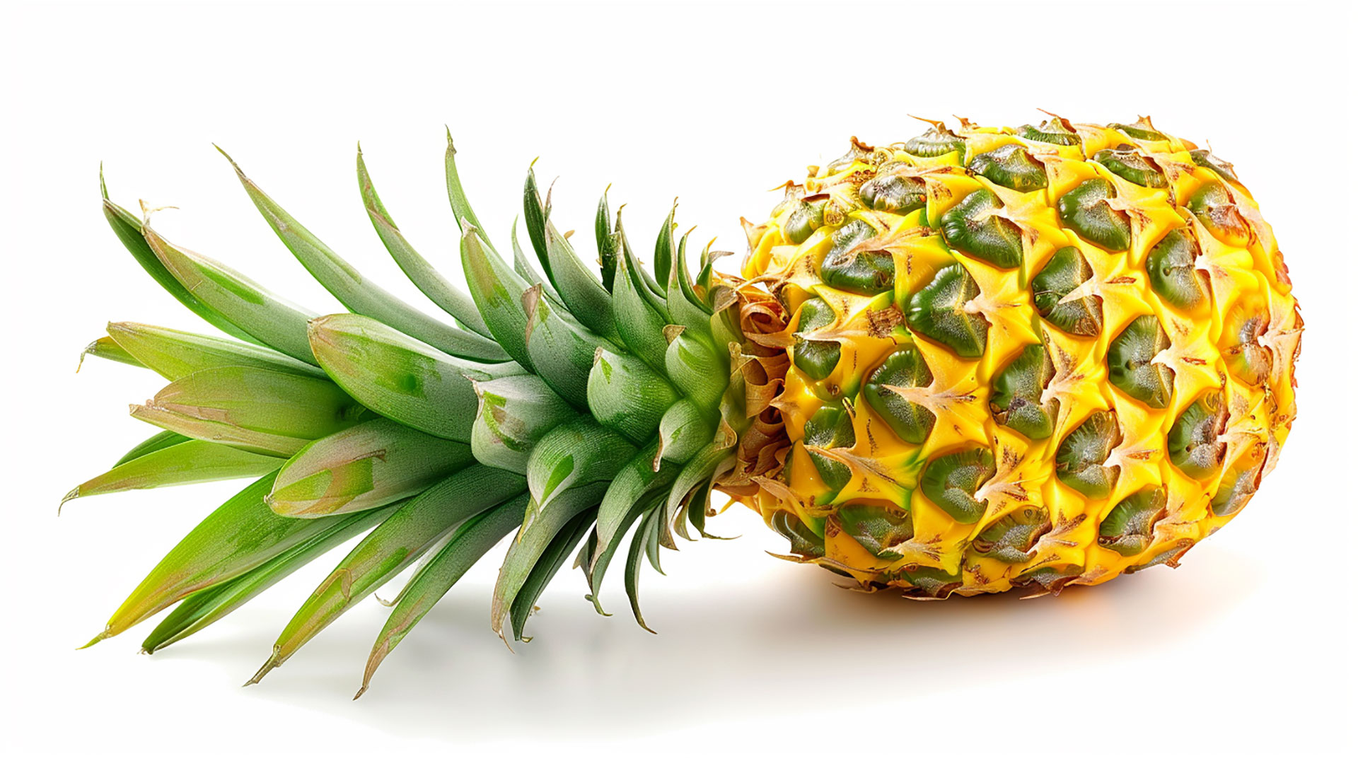 Fresh and Juicy Ripe Pineapple Photo in High Definition for Desktop Wallpaper