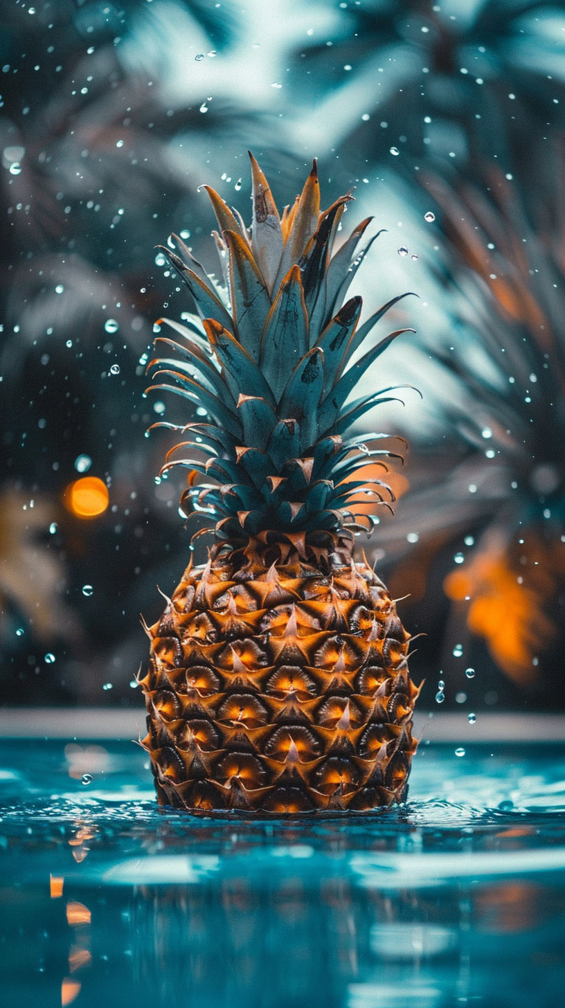 Vibrant Pineapple Image for Huawei Mobile - Download Free High-Resolution Wallpaper