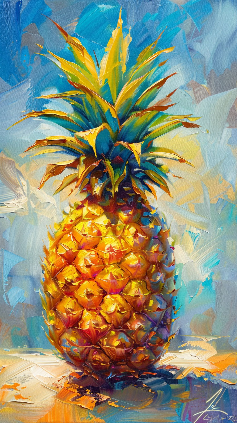 Exotic Pineapple Photo for OnePlus Mobile - High-Quality 4K Resolution