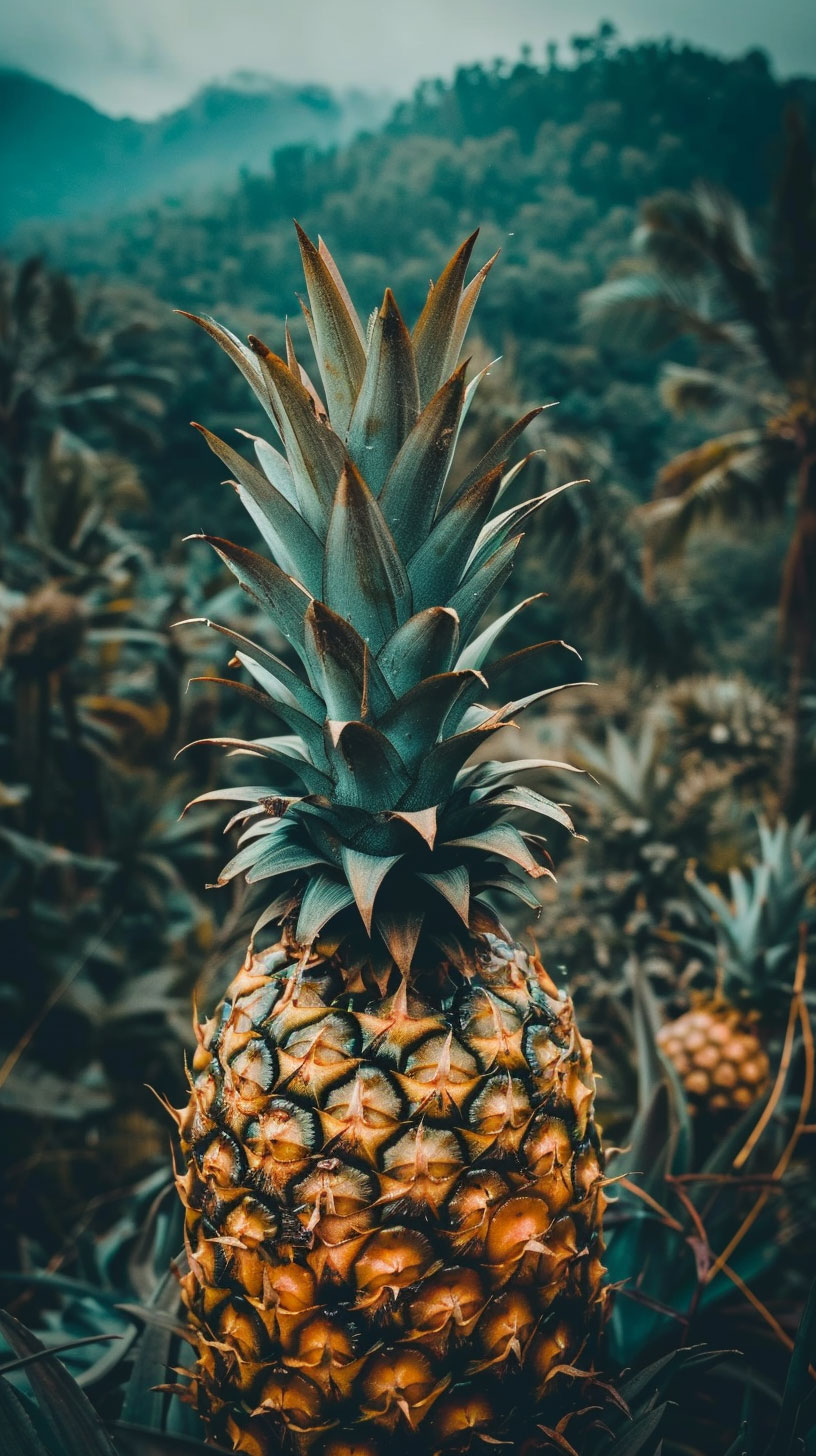 Refresh Your Smartphone with a Ripe Pineapple Wallpaper - Pixel Perfect