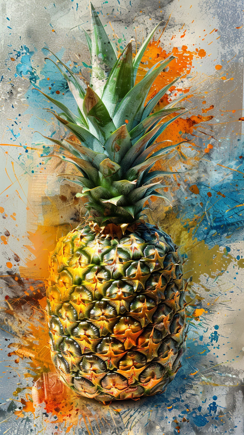 High-Resolution Pineapple Image for iPhone Wallpaper - Download Free Today