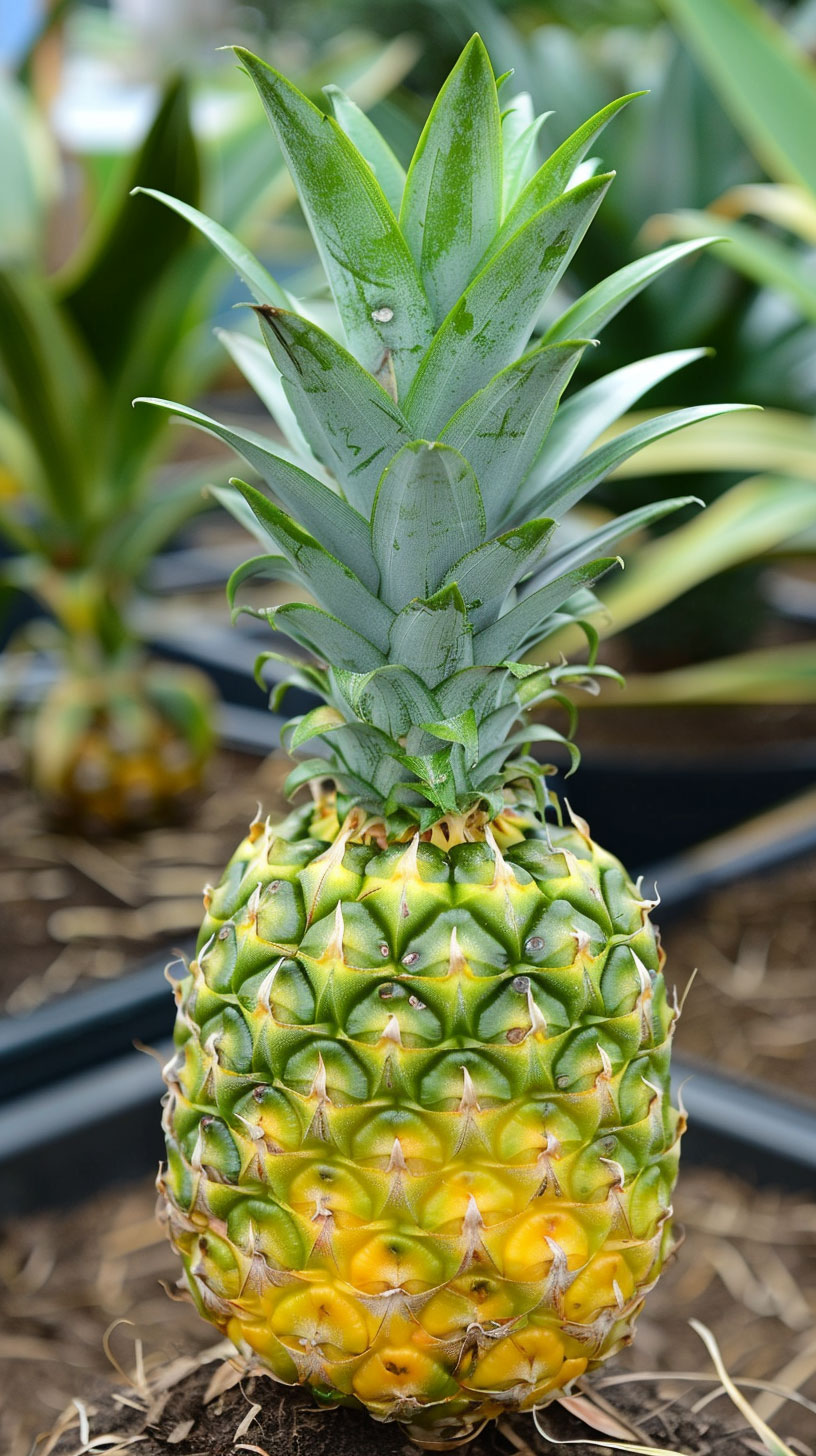 Vibrant Picture of Pineapple Plant for Samsung Backgrounds