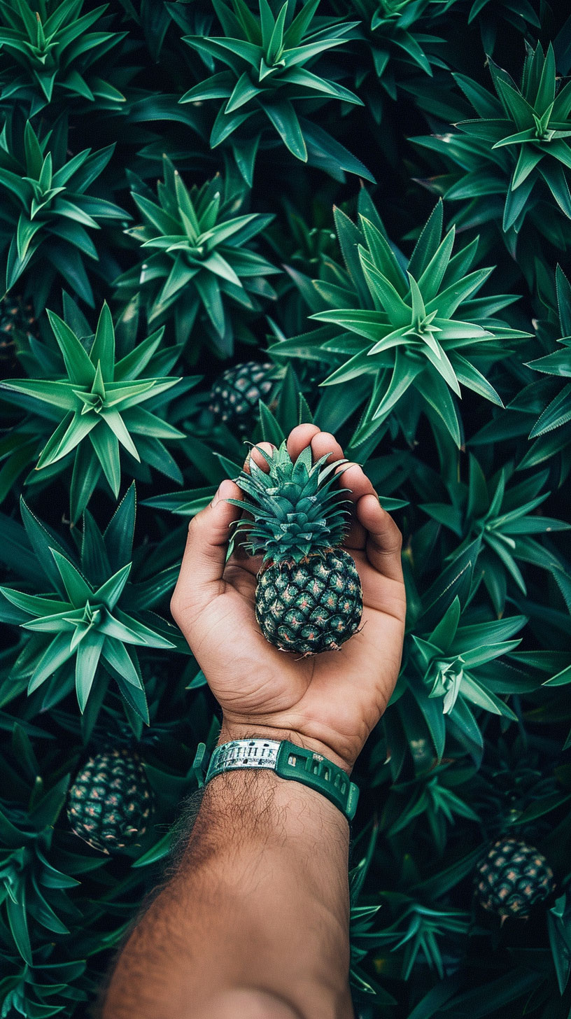 Stunning Picture of Pineapple Plant for OnePlus Wallpapers