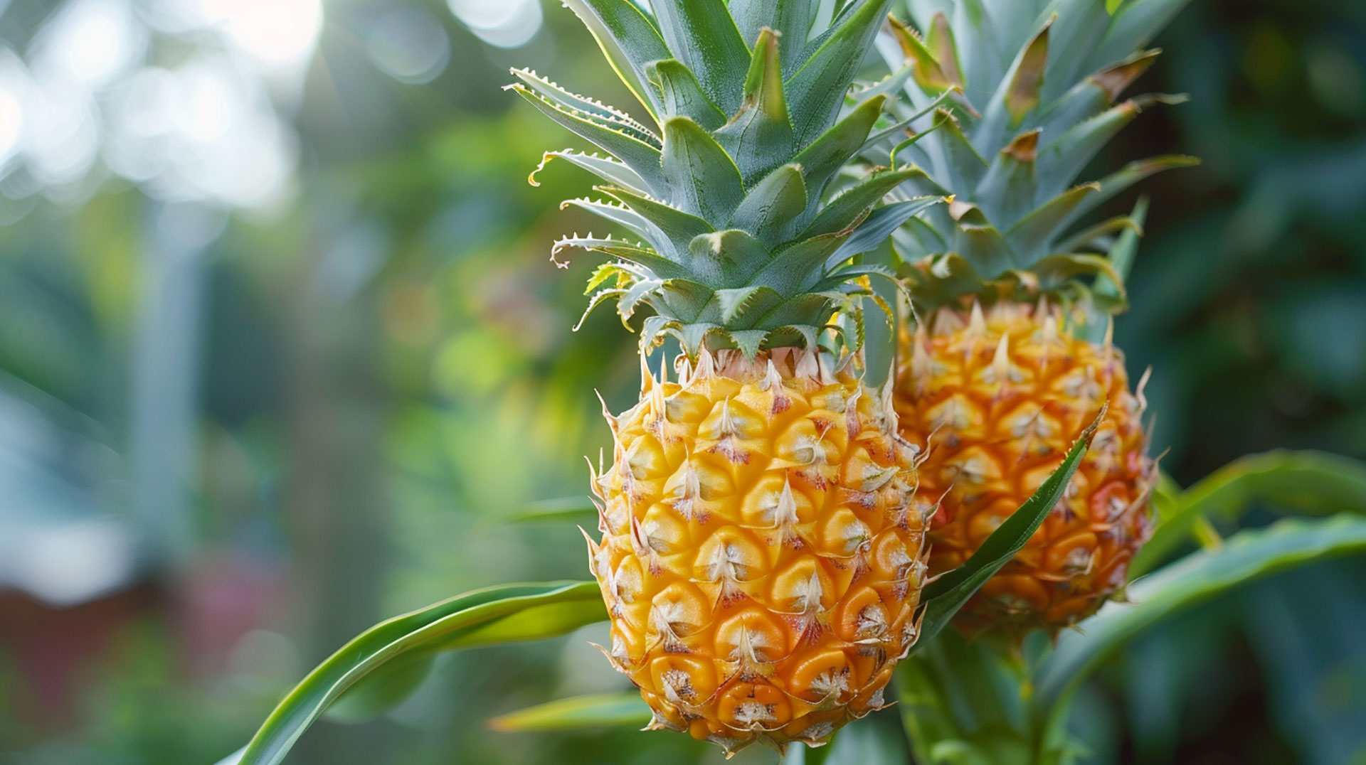 High-Quality Stock Images of a Pineapple Plant