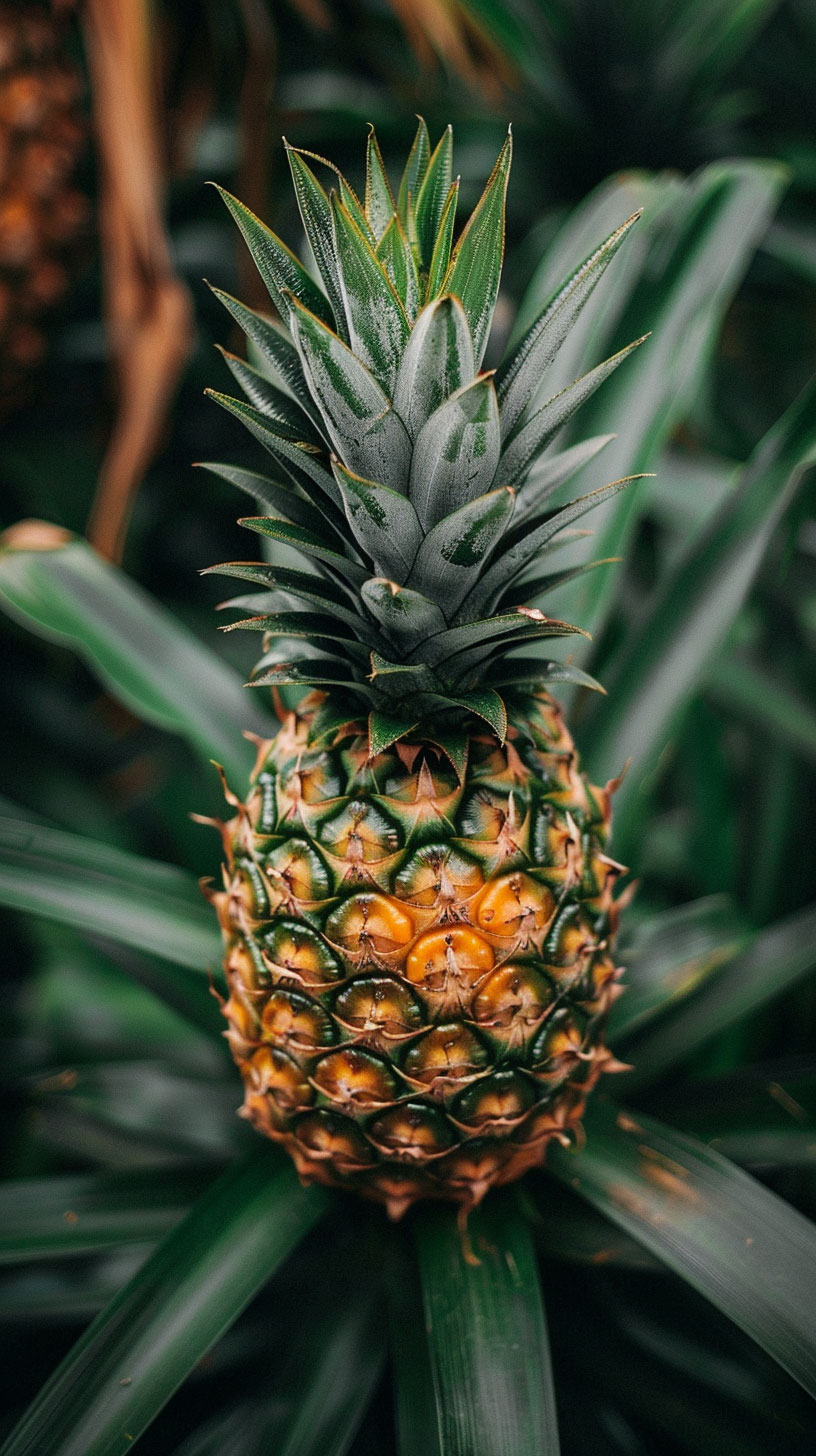 Beautiful Picture of Pineapple Plant for Google Pixel Screens