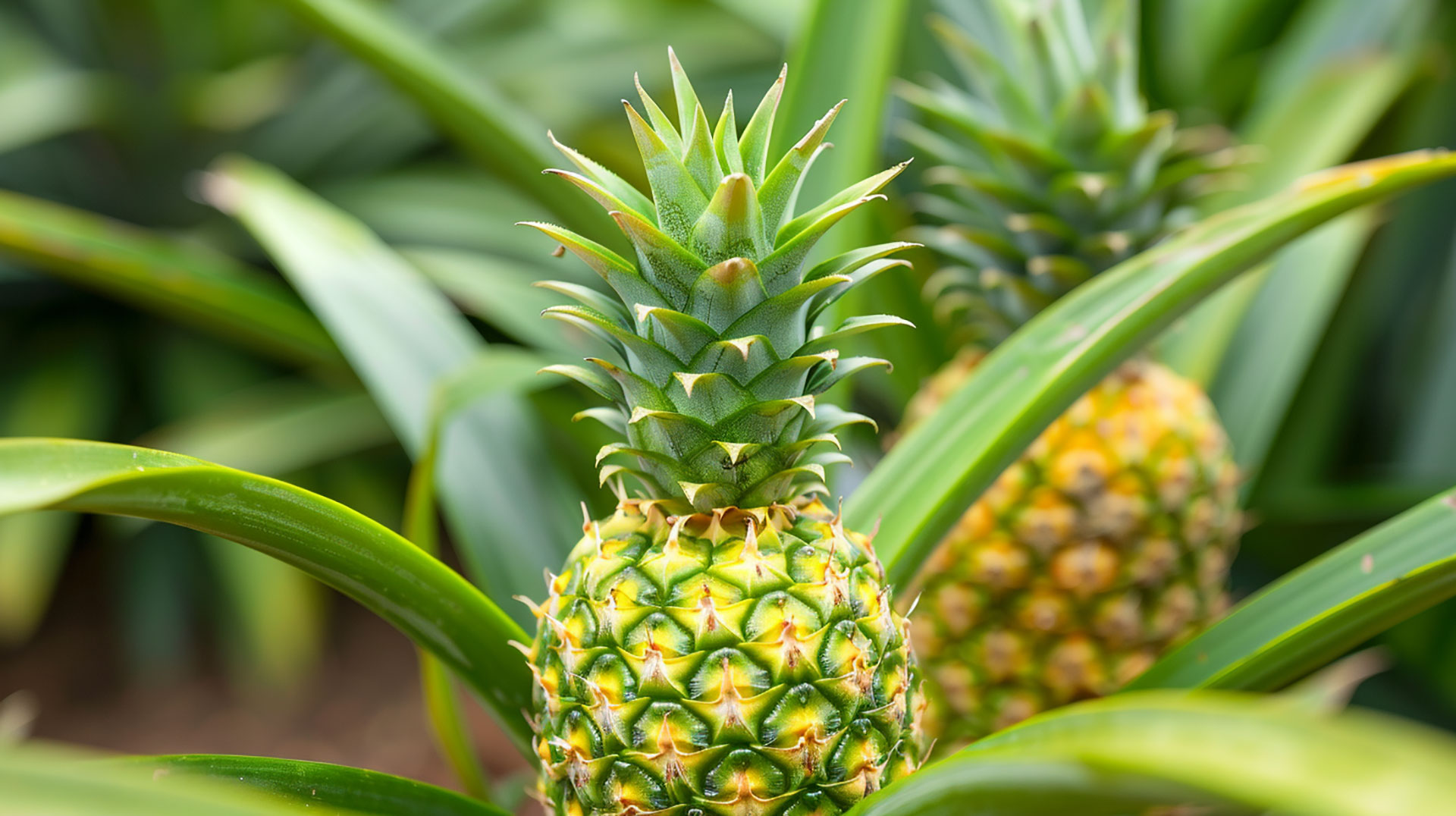 Beautiful 8K Picture of Pineapple Plant Wallpaper for PC