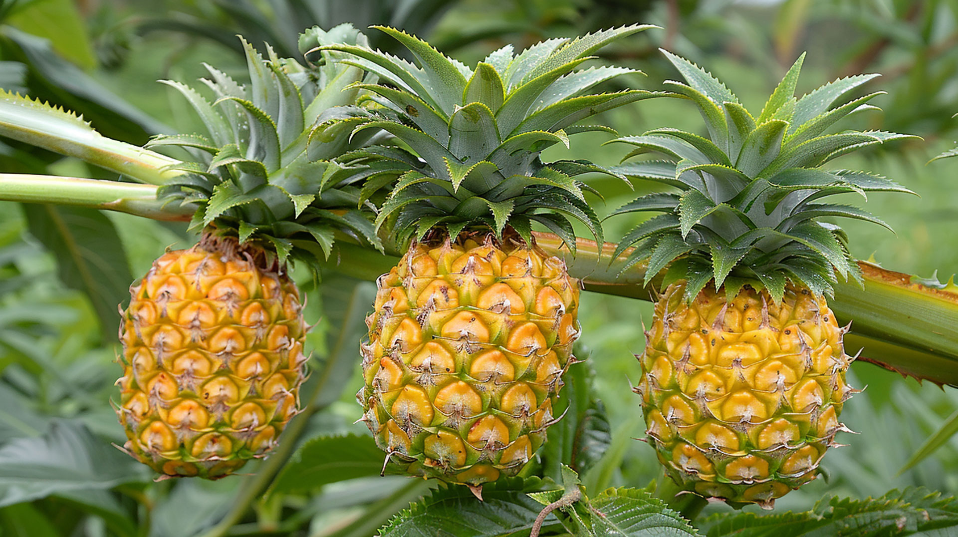 High-Resolution Pineapple Plant Image for Desktop Download