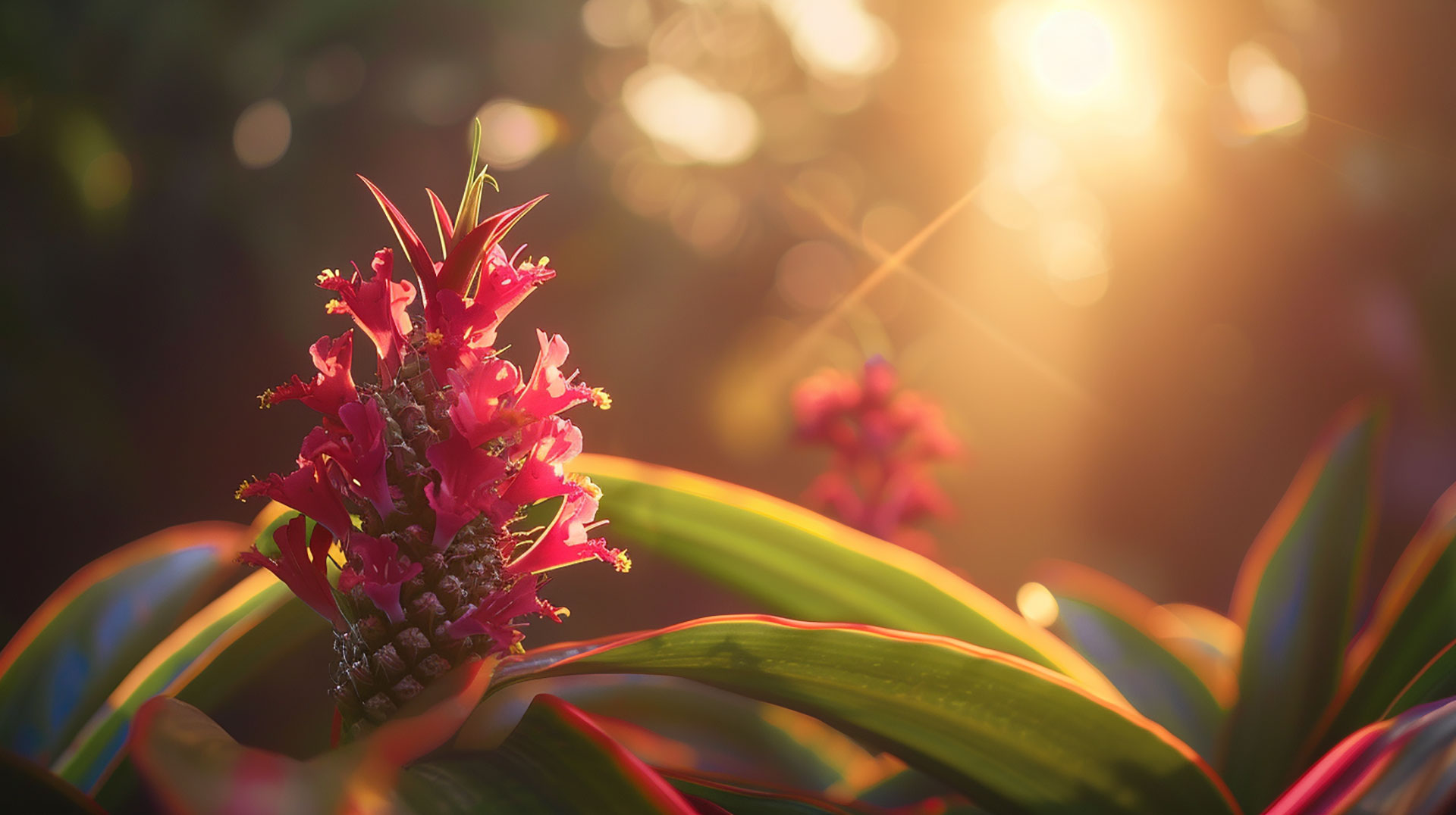 4K Picture of Pineapple Plant for Desktop Use