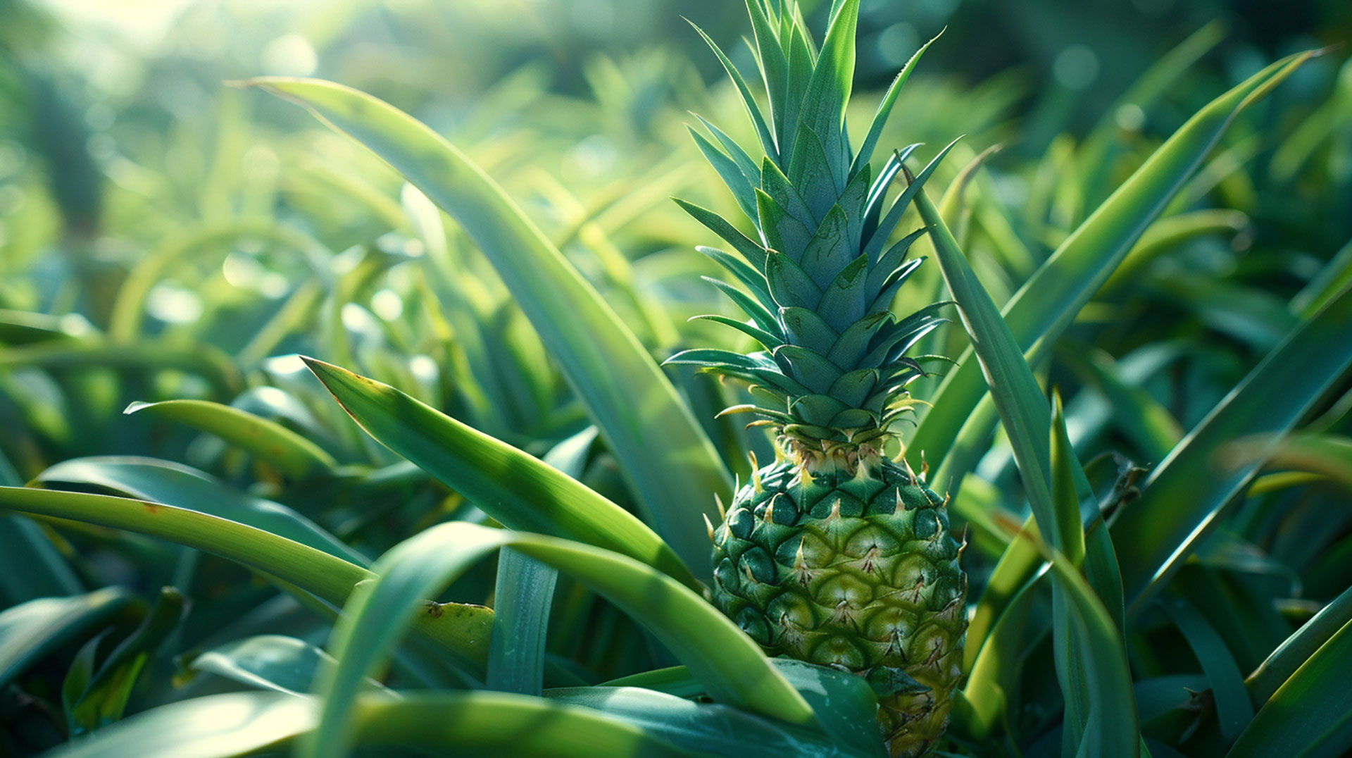 Beautiful 8K Pineapple Plant Wallpaper for Download