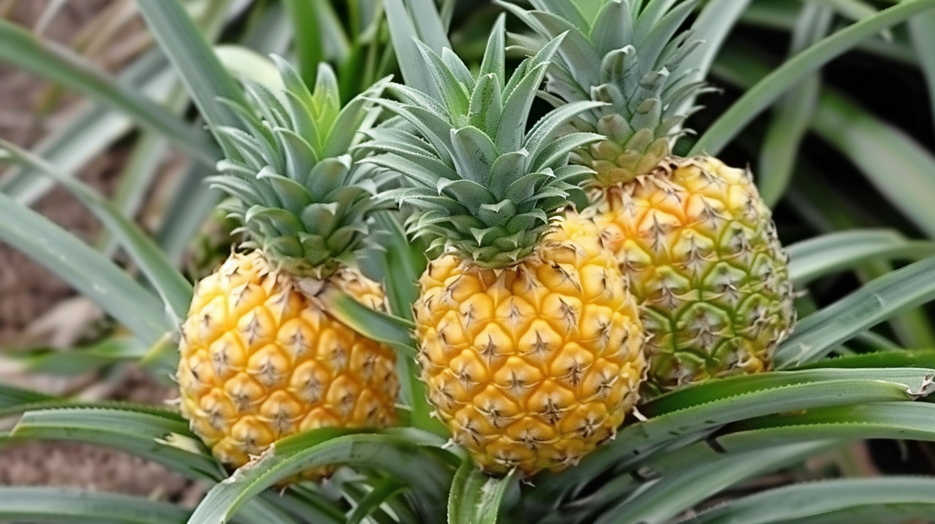 High-Quality Stock Photos of a Pineapple Plant