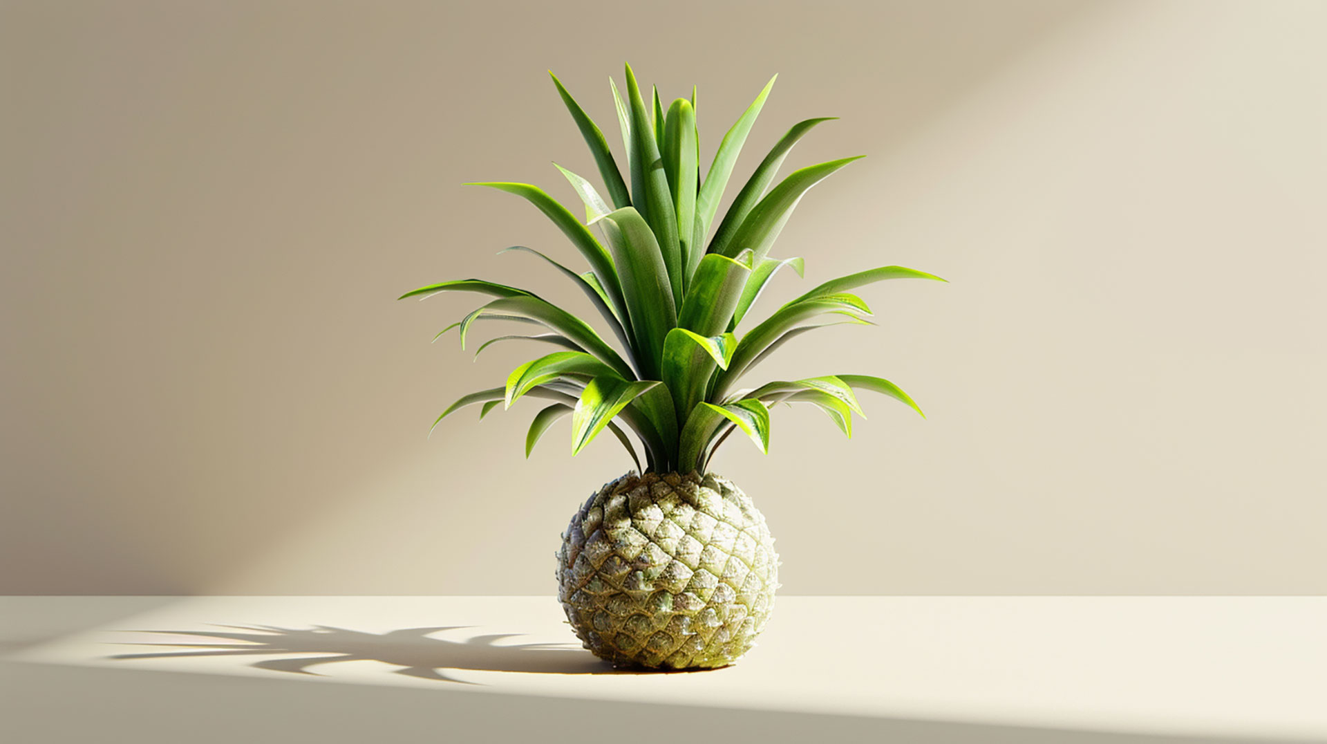 High-Resolution Pineapple Plant Photo for Desktop Download