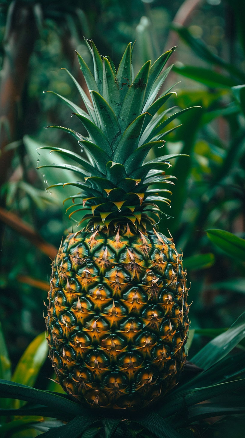 High-Quality Picture of Pineapple Plant for Android Wallpapers