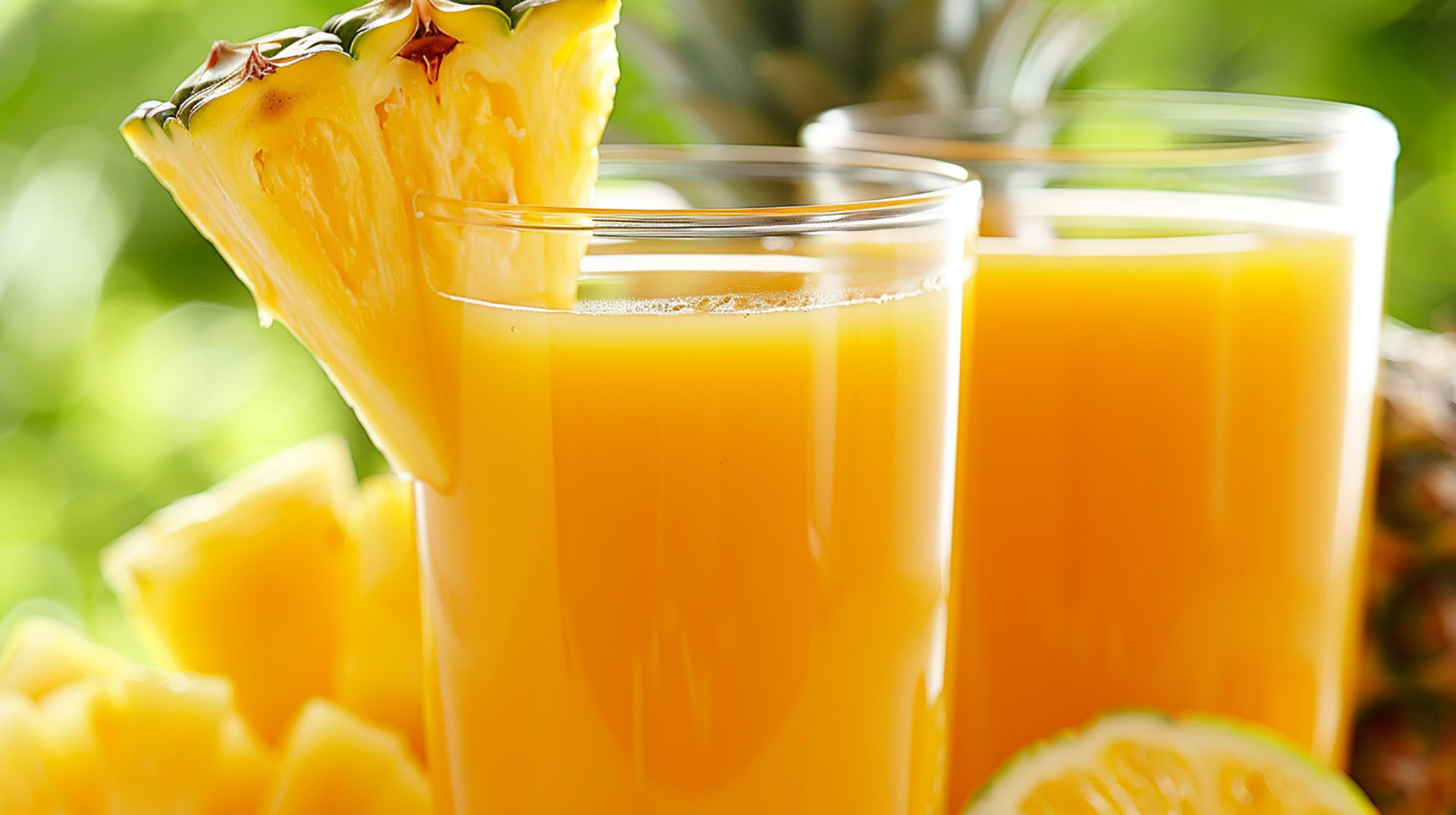 Beautiful Pineapple Juice Photos for Website Backgrounds