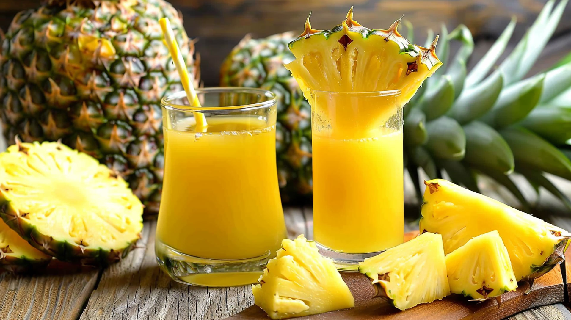 HD Pineapple Juice Images for Social Media Campaigns